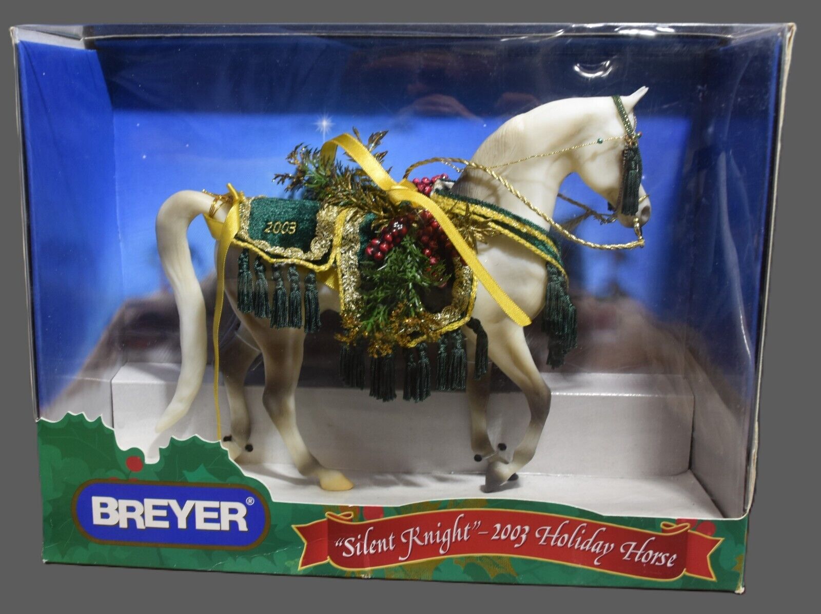 Breyer 700403 Silent Knight Arabian Holiday Horse 2003 Christmas Model - NIB