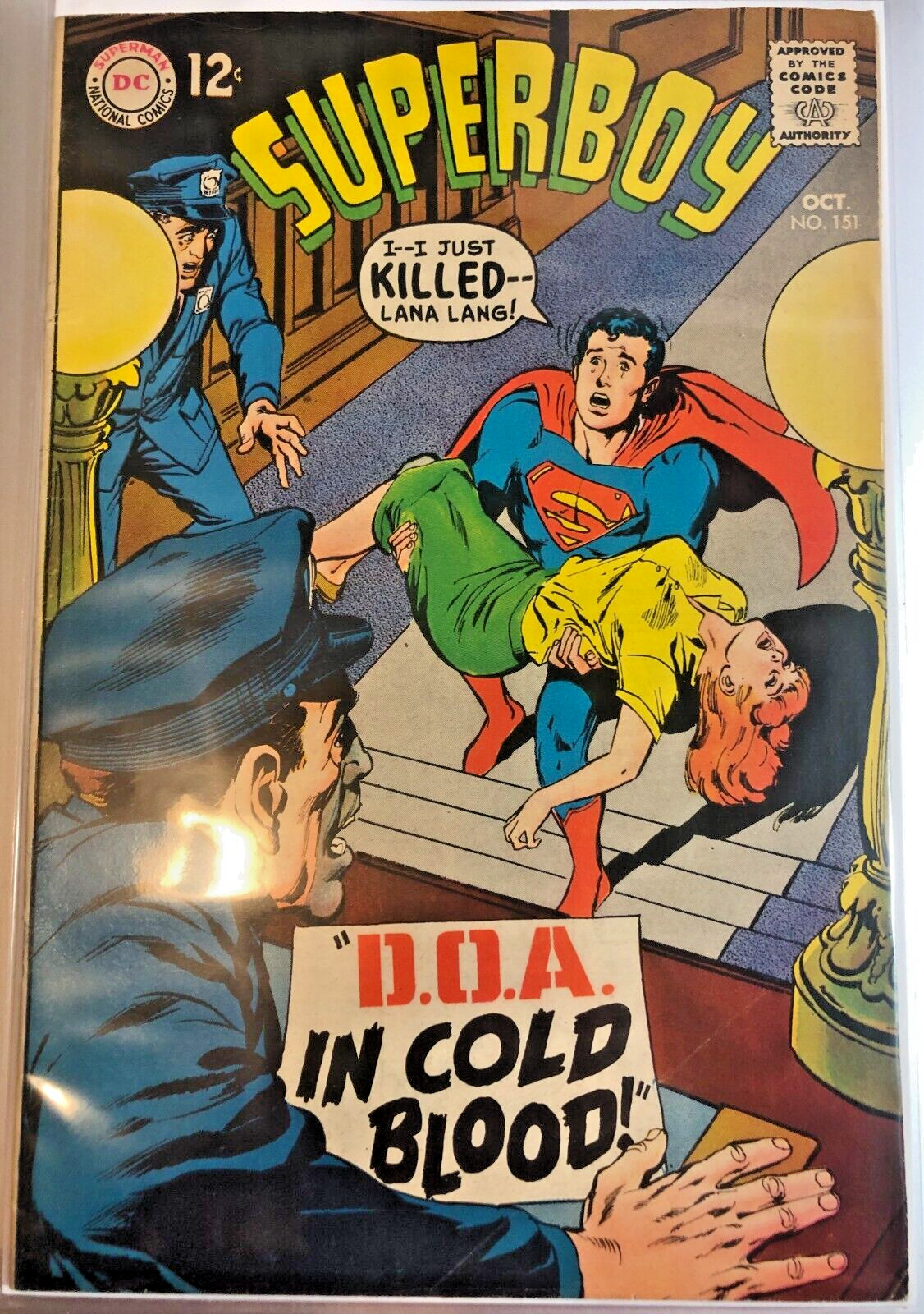 SUPERBOY #151 October 1968 Vintage Silver Age DC Comics Nice Condition