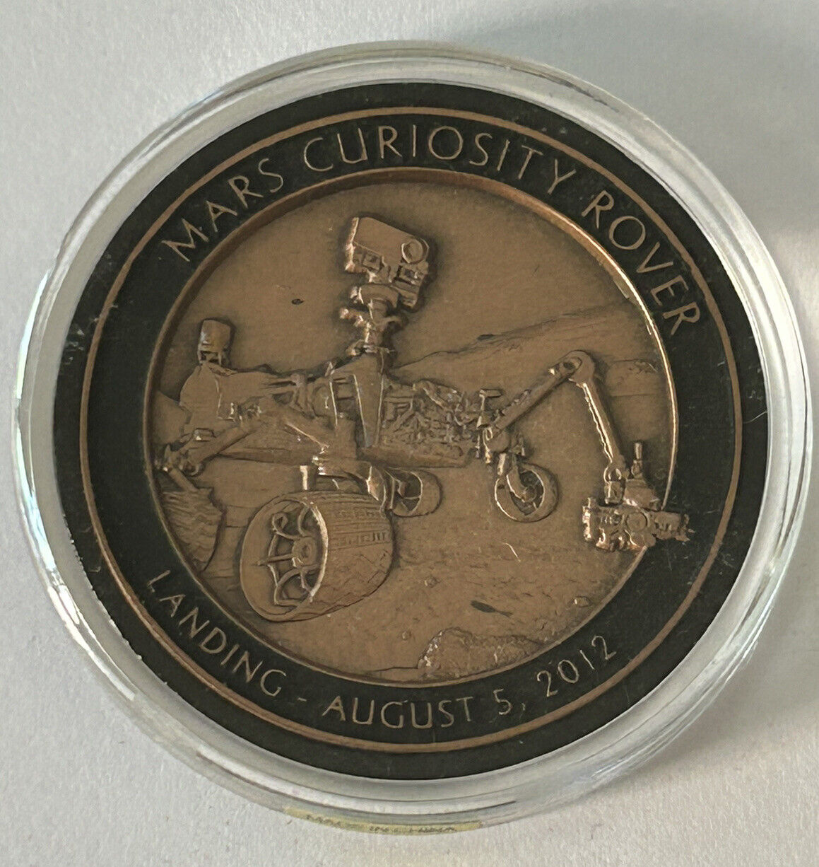 NASA National Aeronautics & Space Administration Mars Curiosity Challenge Coin