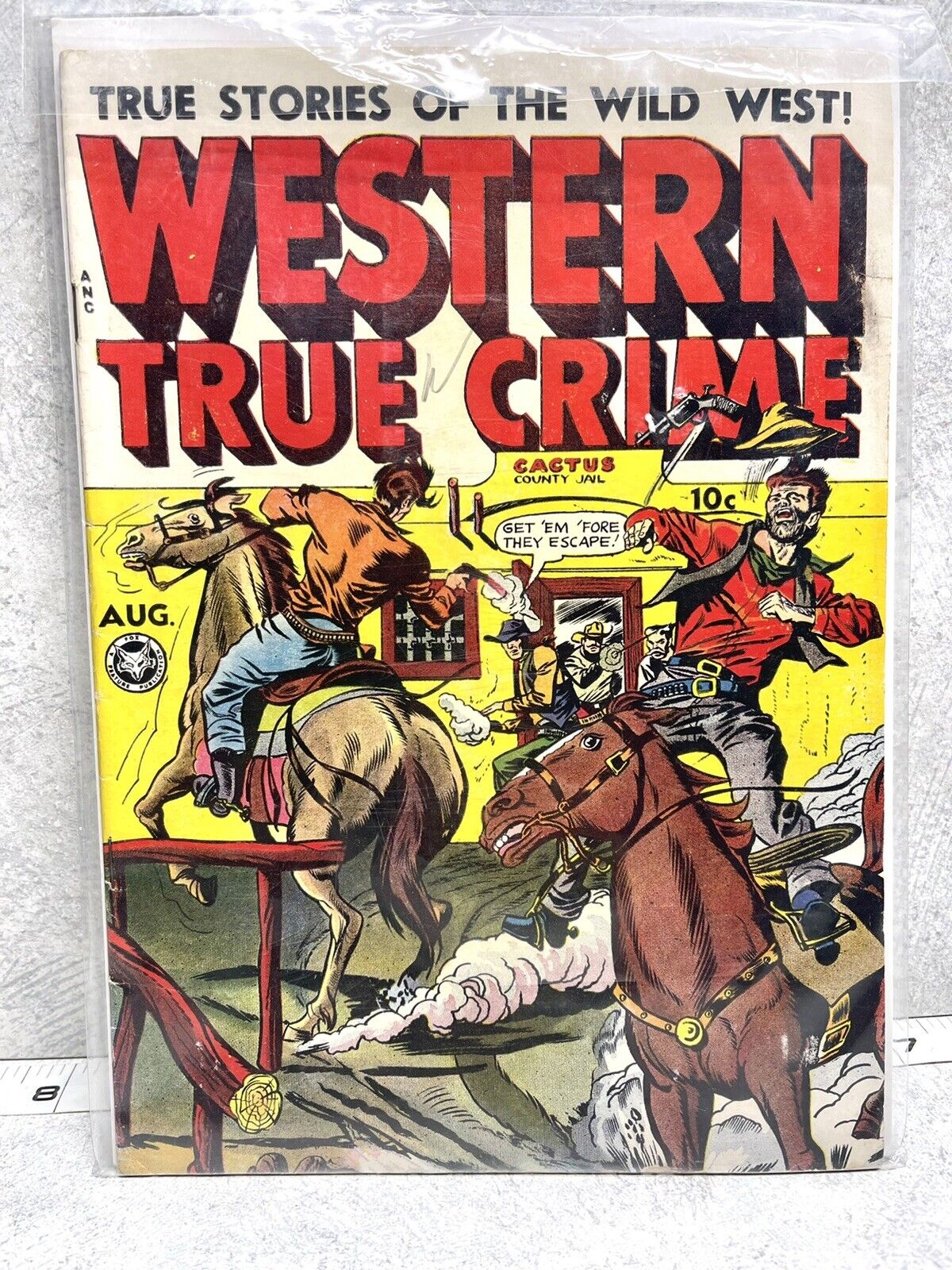 WESTERN TRUE CRIME #15 Jack Kamen 1948 Fox Features ~ Read view