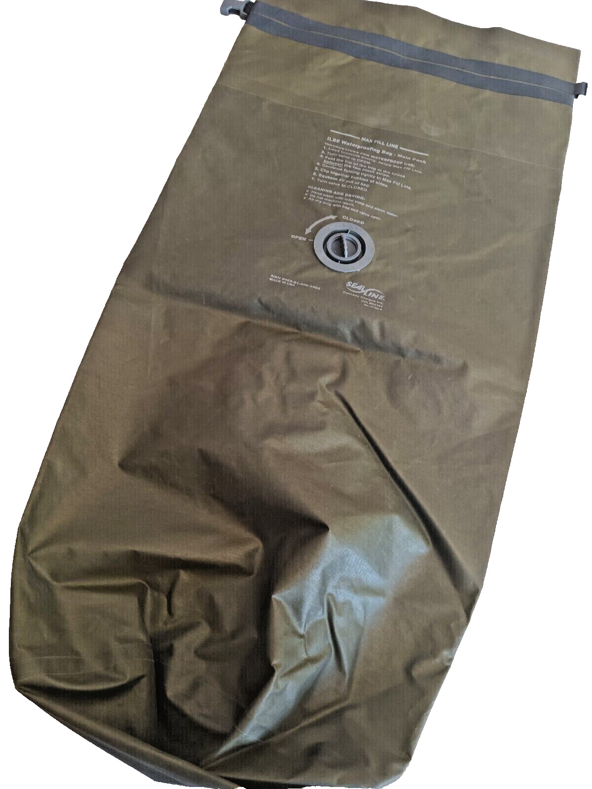 USGI USMC Seal Line ILBE WATERPROOF LINER 65L Dry Bag Main Pack