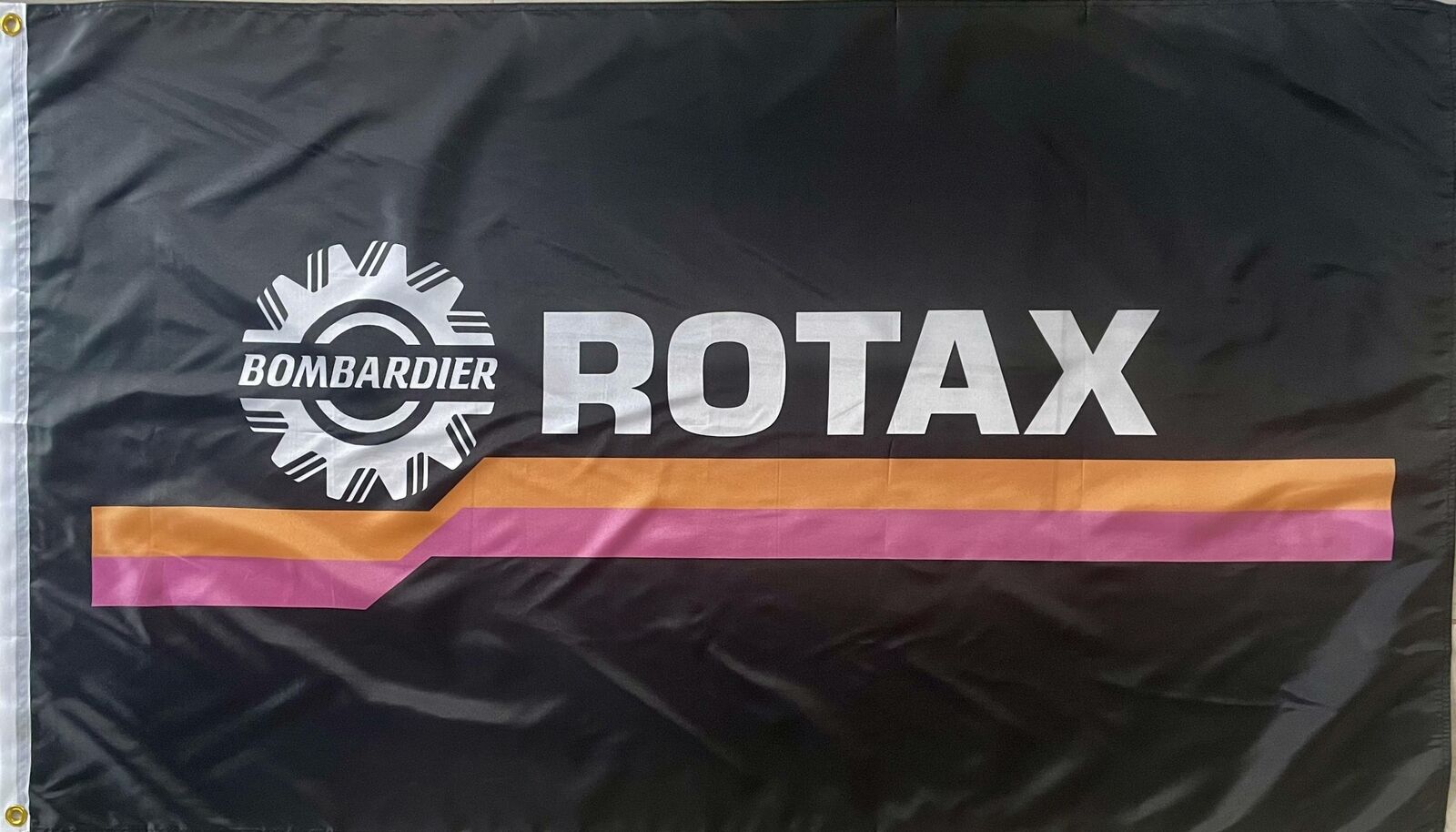 BOMBARDIER ROTAX SNOWMOBILES 3x5ft FLAG BANNER MAN CAVE GARAGE