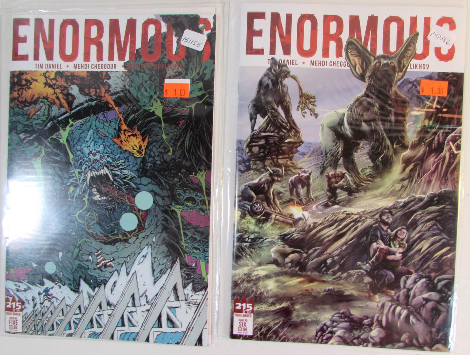 2014 Enormous Lot of 2 #5b,6 215 Ink NM 1st Print Comic Books