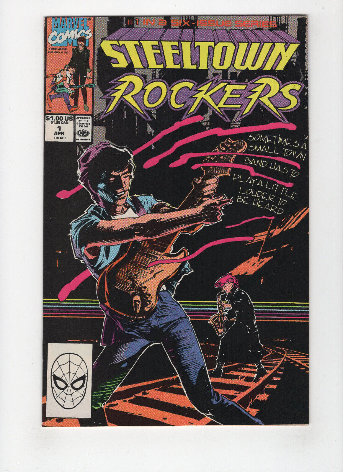 Steeltown Rockers  #1  (1990 Marvel Comics)