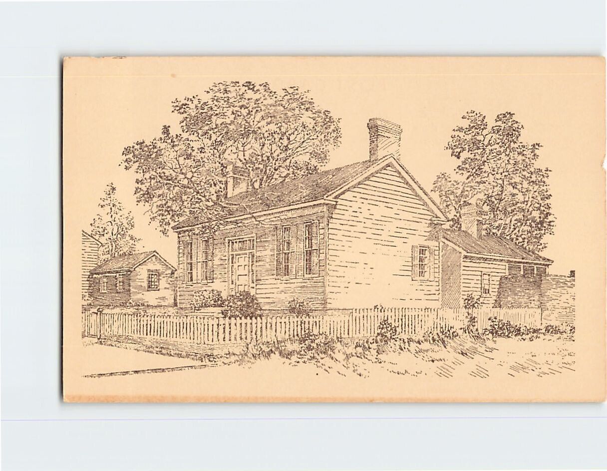 Postcard Territorial Home of Elias N. Conway Arkansas Territorial Restoration