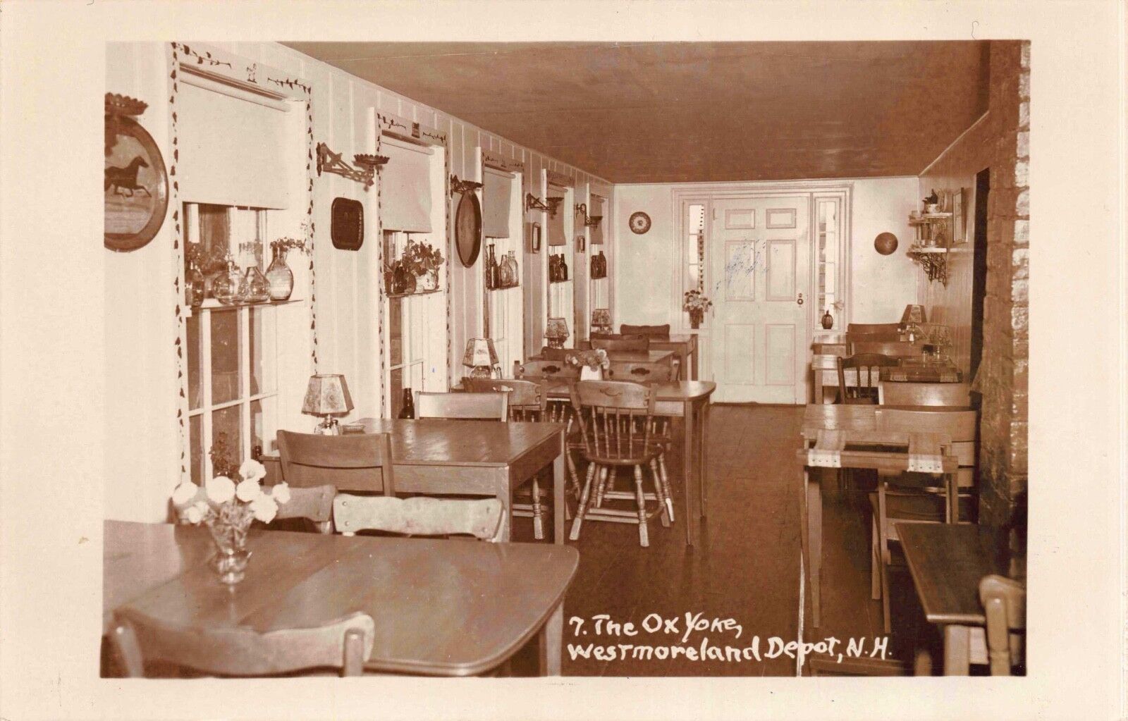 RP Postcard The Ox Yoke Restaurant in Westmoreland Depot, New Hampshire~114266