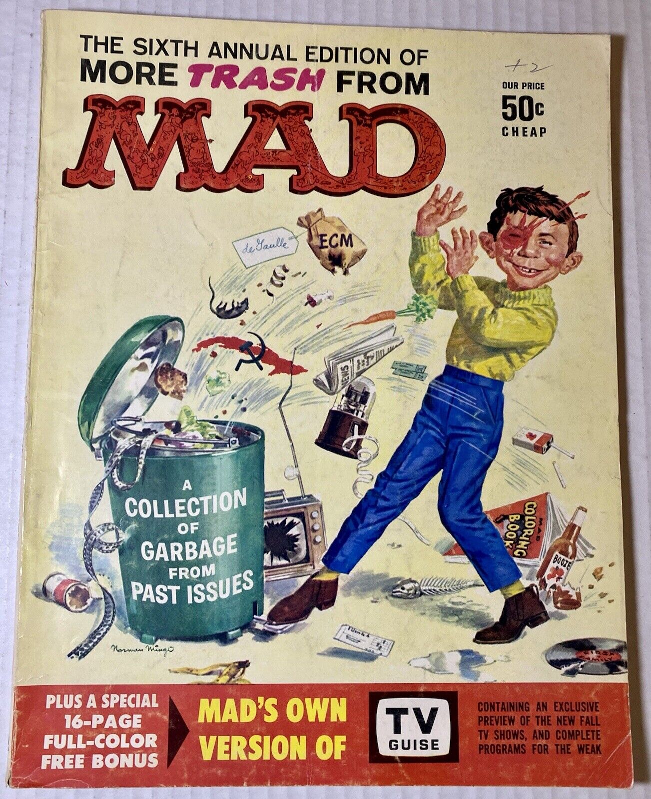 Vintage MAD Magazine Sixth Annual Edition Worst from MAD 1963 Issue w/Insert