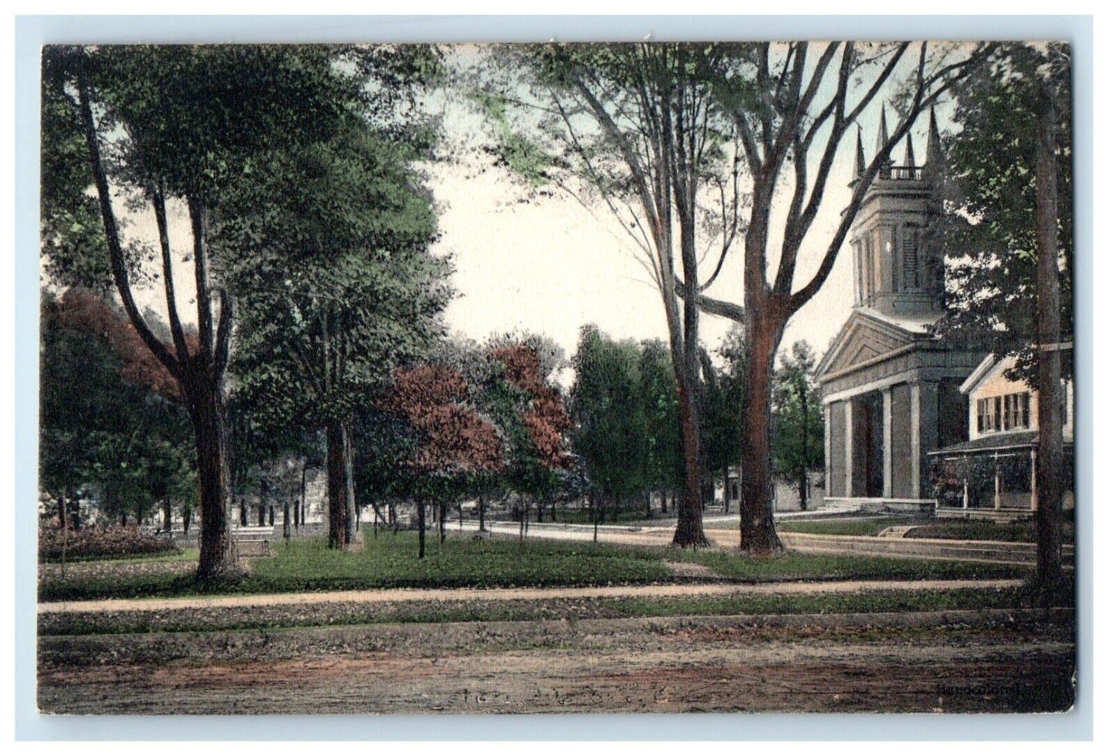 1907 Kingsboro Ave. Park Gloversville New York NY Posted Antique Postcard