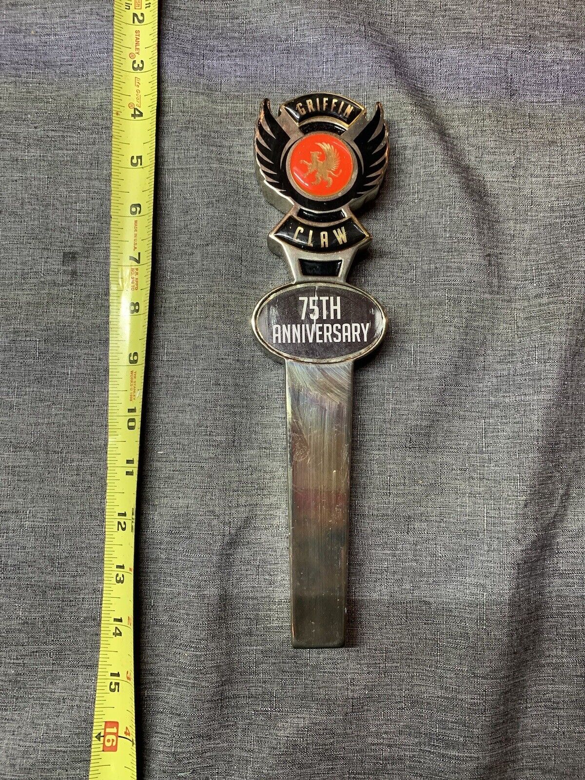Griffin Claw 75th Anniversary Beer Tap Handle 