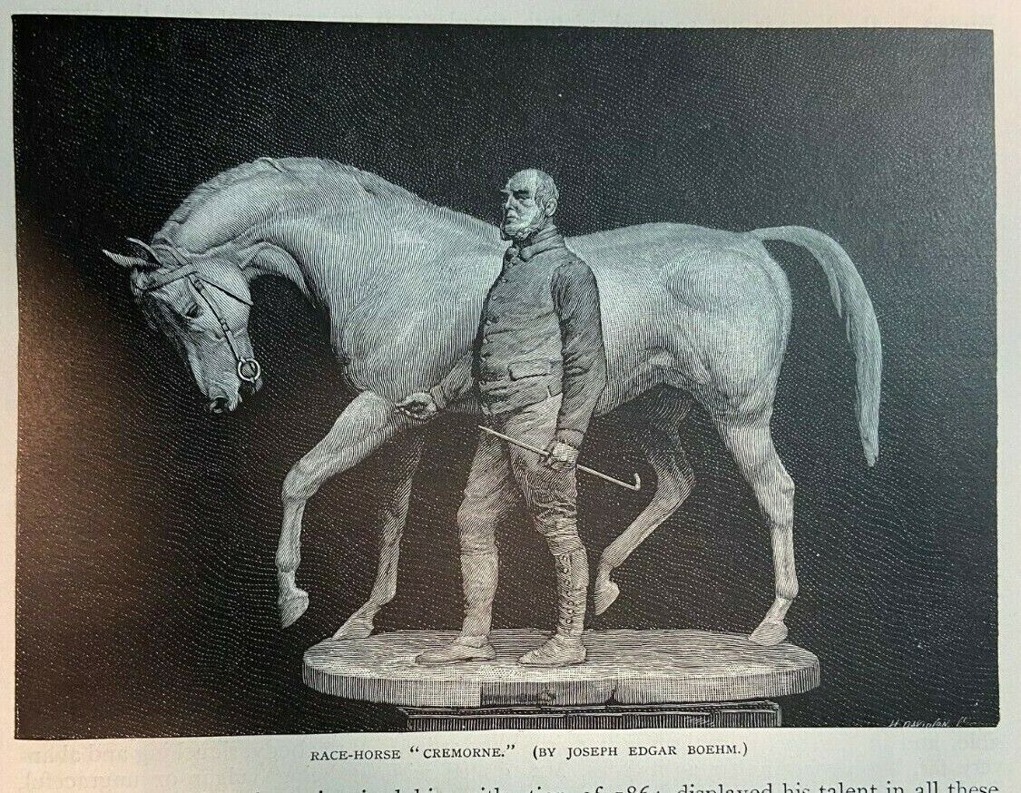 1885 English Sculptors John Edgar Boehm Thomas Brock George Tinworth illustrated