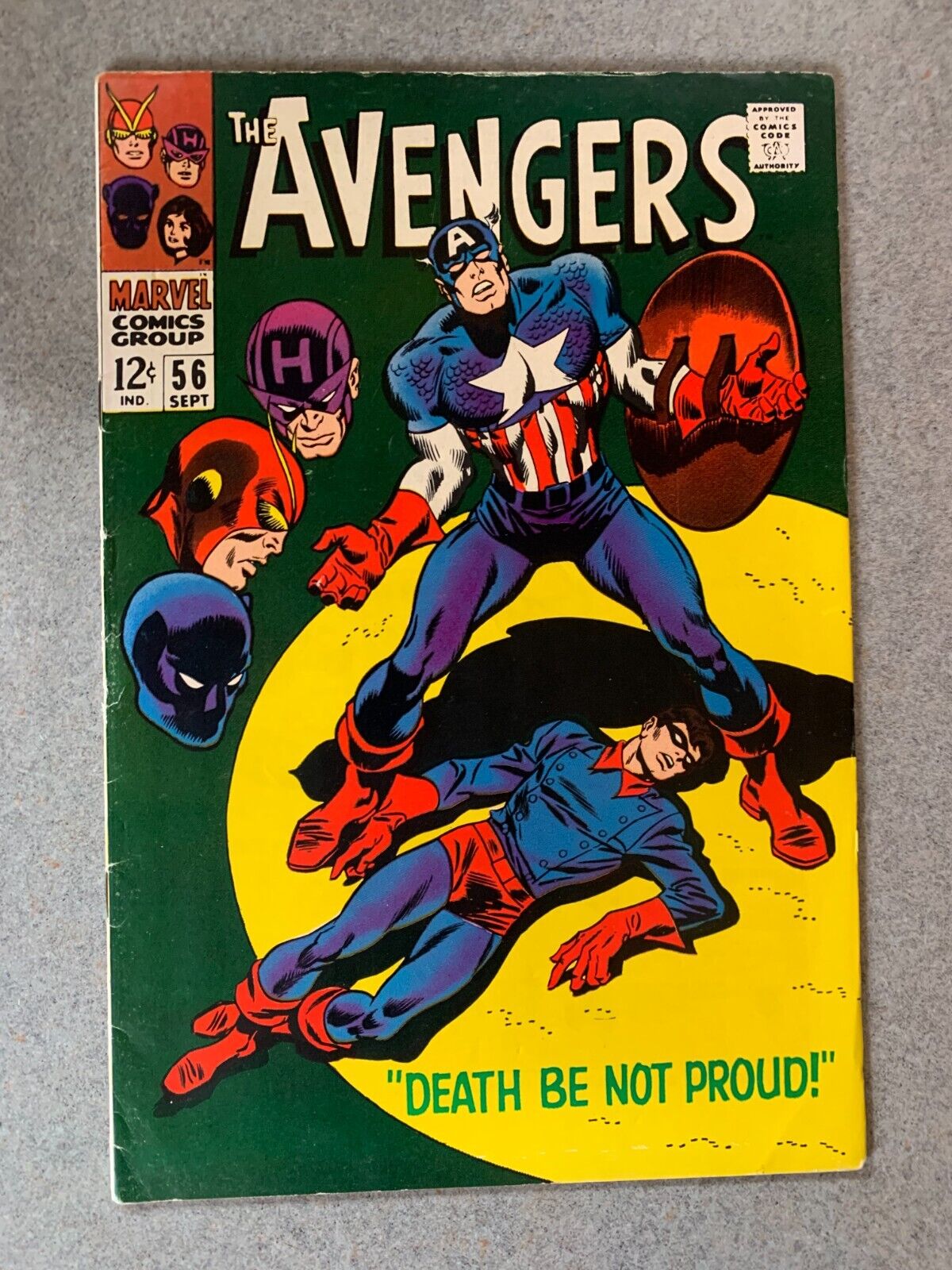 The Avengers #56 - Sep 1968 - Vol.1 - Marvel - Silver Age - Minor Key - 6.5 FN+