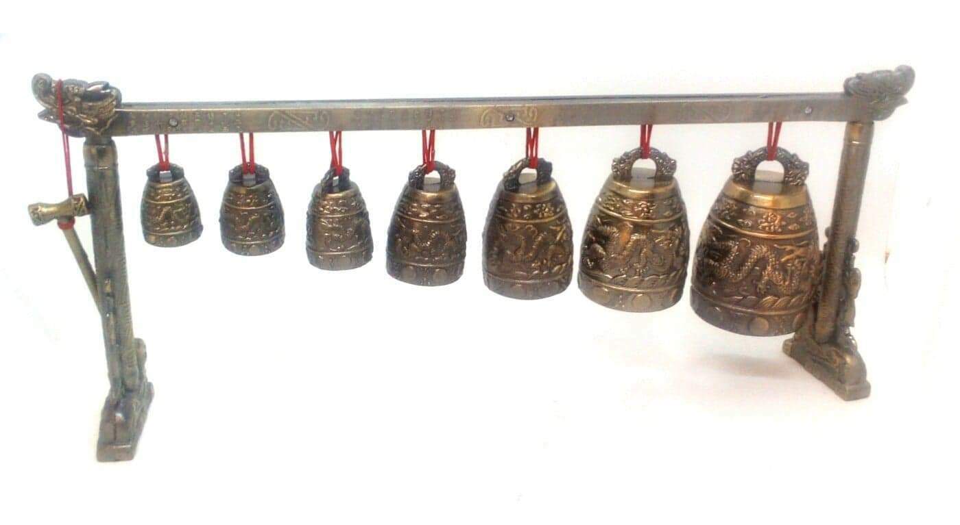 Chinese Good Fortune Dragon Bells 12139 