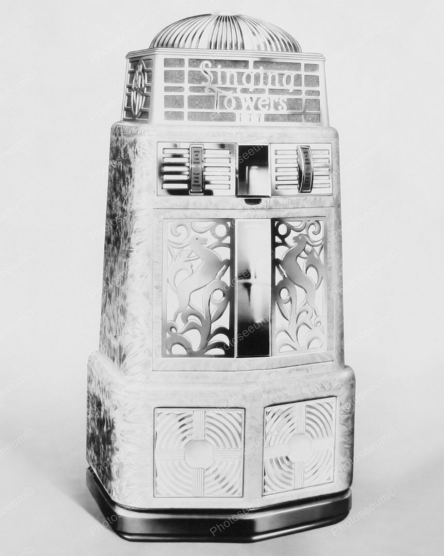 AMI Singing Towers Jukebox 1941 8x10 Reprint Of Old Photo