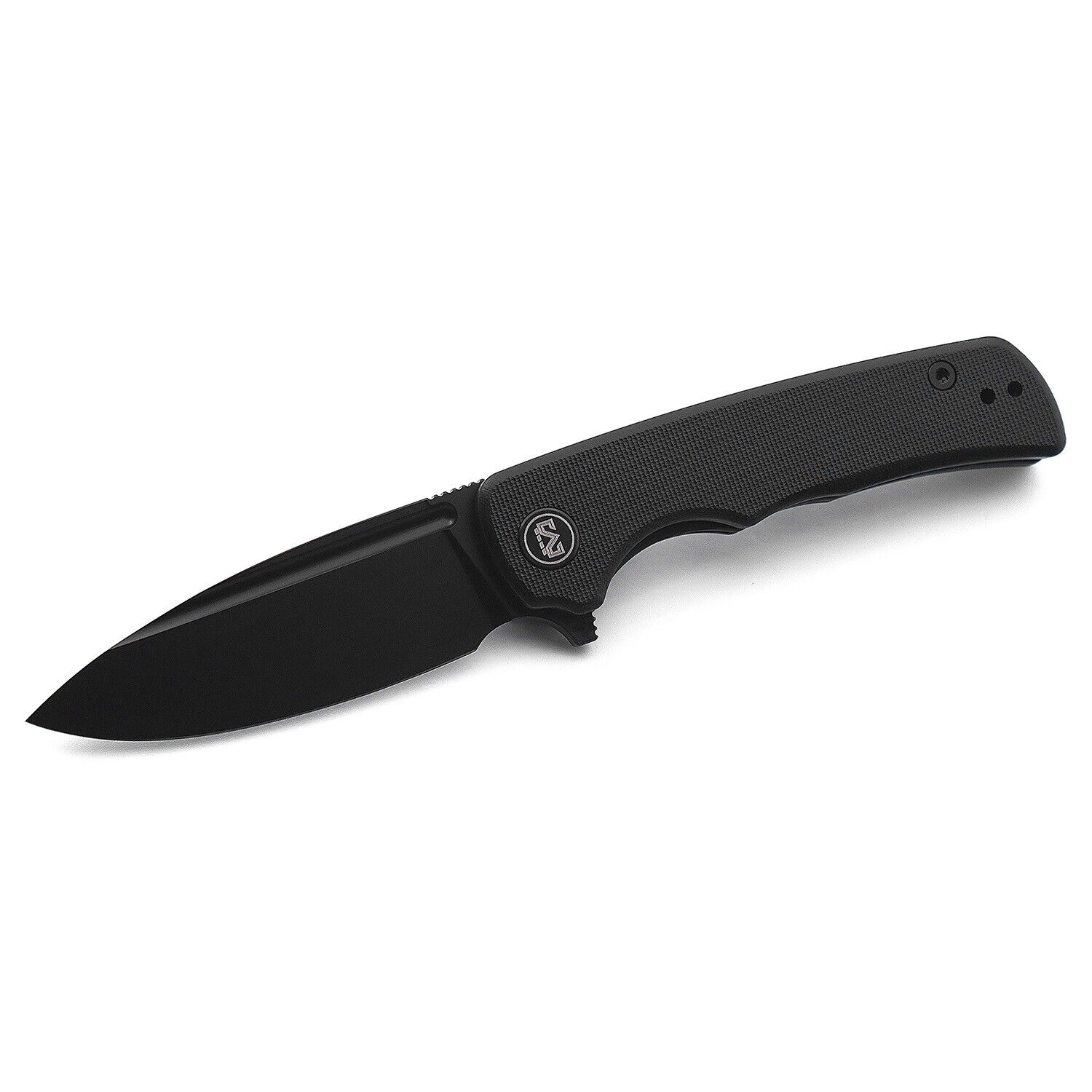 Miguron Talism Folding Knife Black G10 Handle D2 Plain Black Blade MGR-810BK