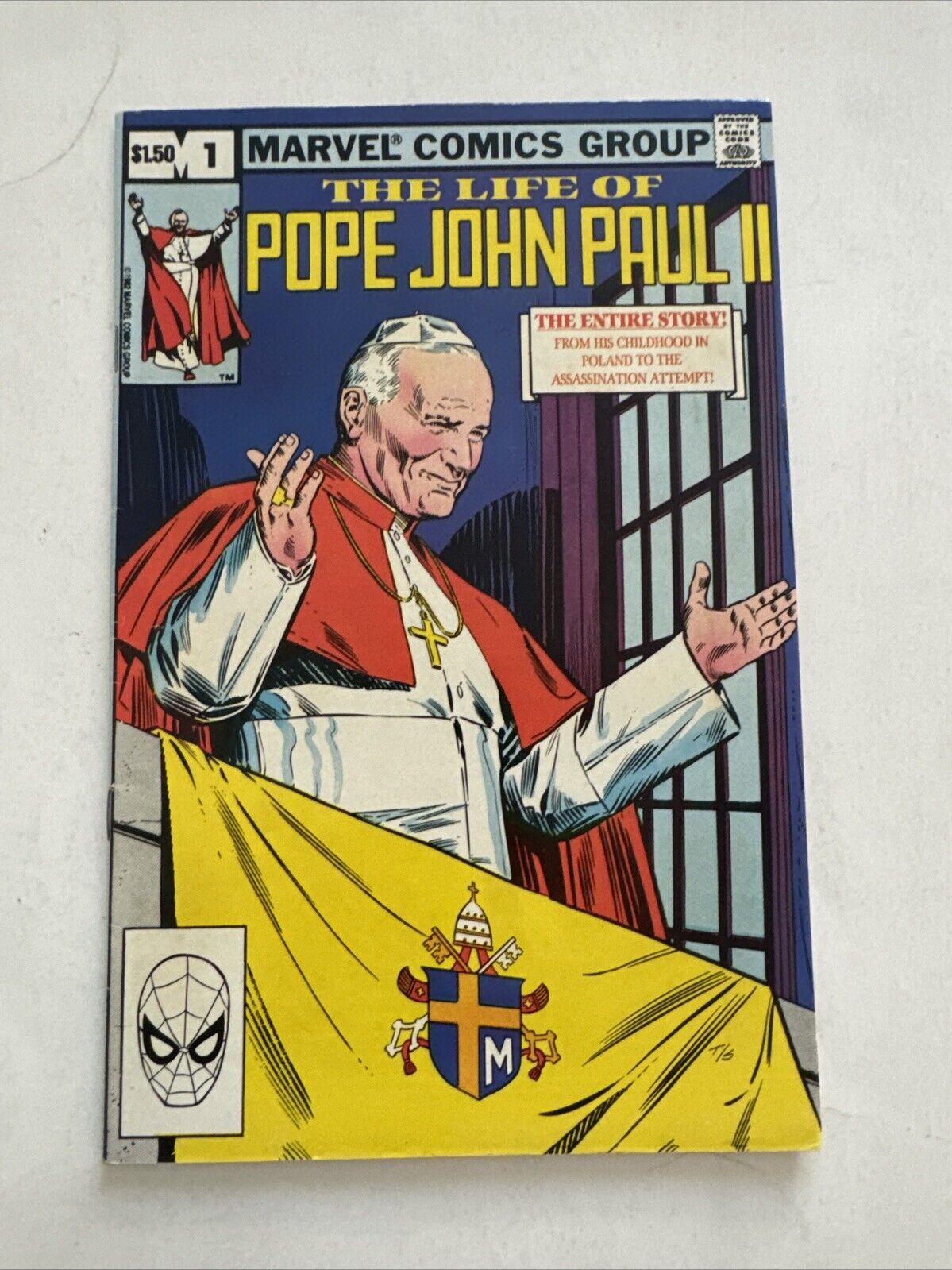 The Life of Pope John Paul II #1 Vintage Marvel Comics