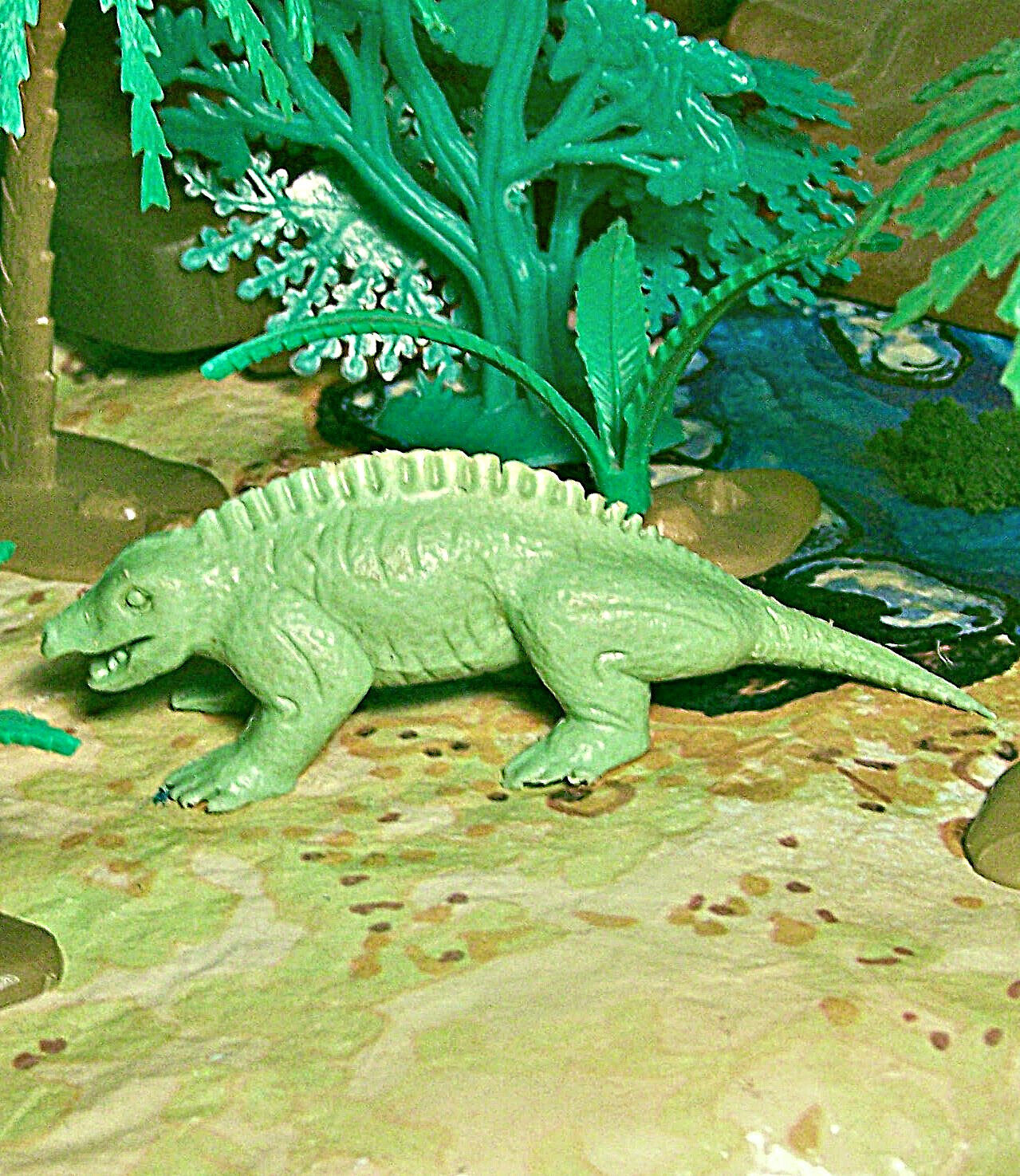 Marx 1955/1960s Sphenacodon Reptile Dinosaur Green