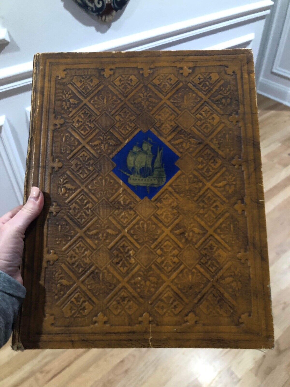 Antique 1937 Rand McNally Unabridged World Atlas Hardback Book