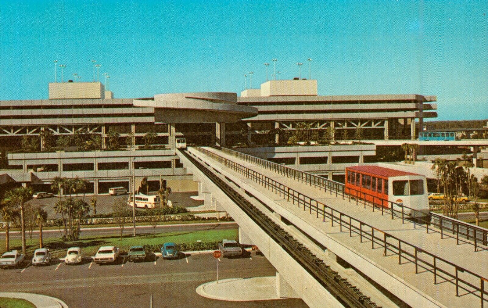 1973 Postcard TAMPA INTERNATIONAL AIRPORT, Florida Jetport TERMINAL opened 1971