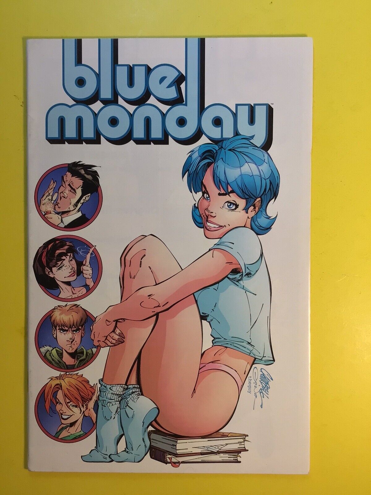 Blue Monday The Kids Are Alright #3 J. Scot Campbell Cover HTF Oni Press 2000.