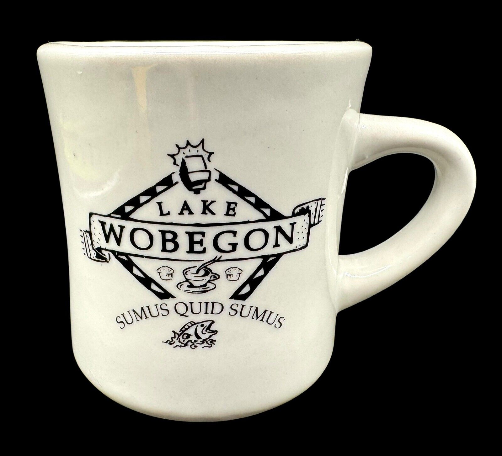 Lake Wobegon Coffee Mug Cup Prairie Home Companion Radio Garrison Keillor