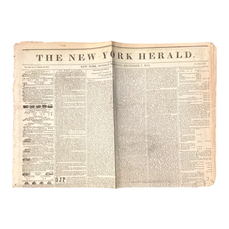THE NEW YORK HERALD - MONDAY MORNING, DECEMBER 7, 1810