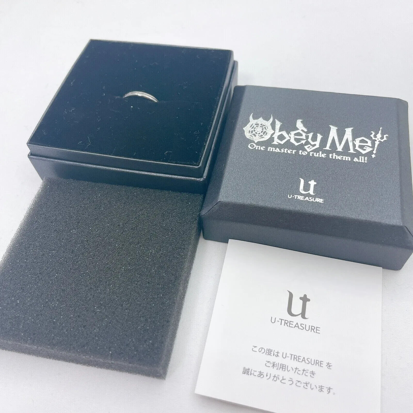 Obey Me Leviathan Silver Ring Size 12 U-Treasure