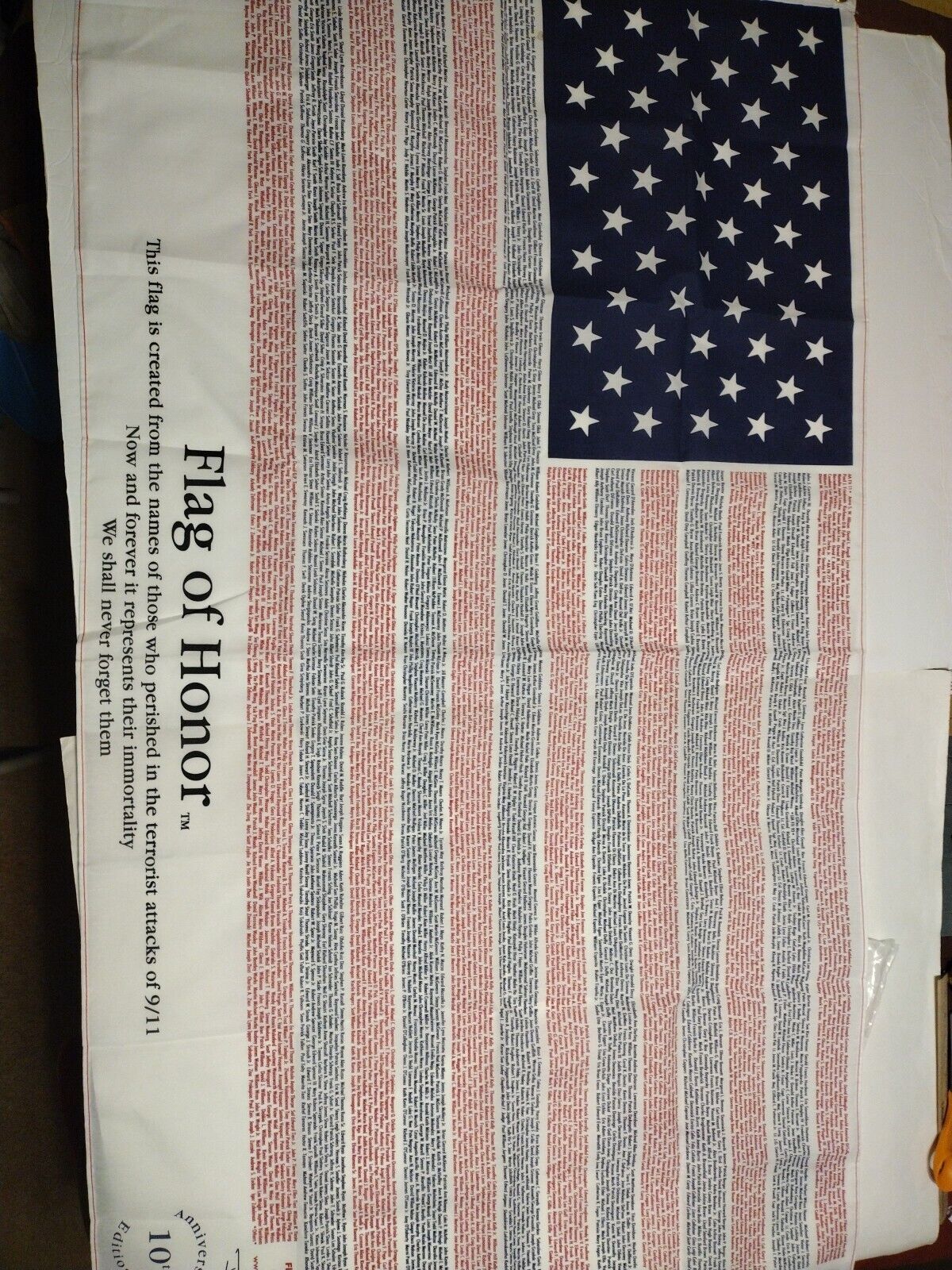 9/11 United States Memorial Edition Commemorative Flag of Honor 3' x 5' 