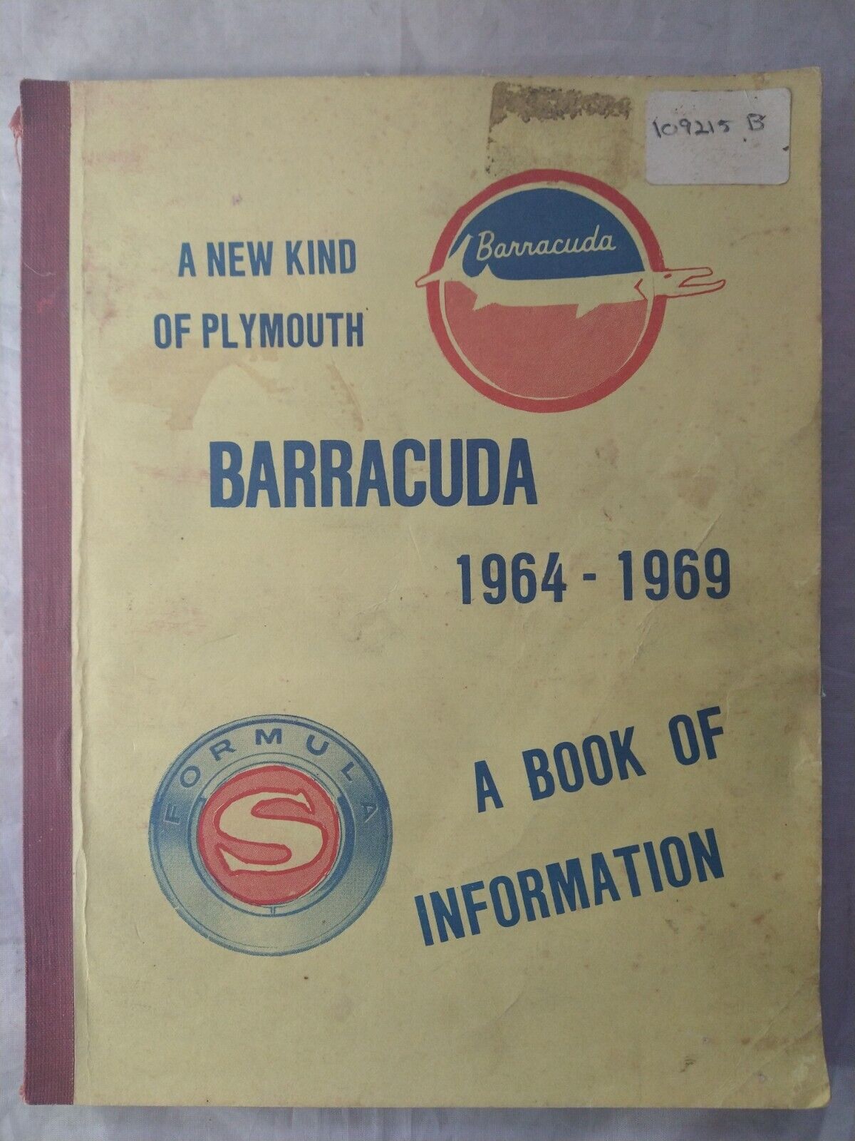 A New Kind of Plymouth Barracuda 1964-1969 Book of Information Paperback Vintage