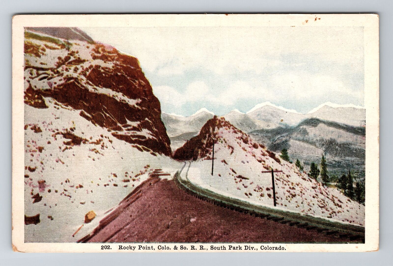 Rocky Point CO-Colorado, South Park Division Vintage Souvenir Postcard