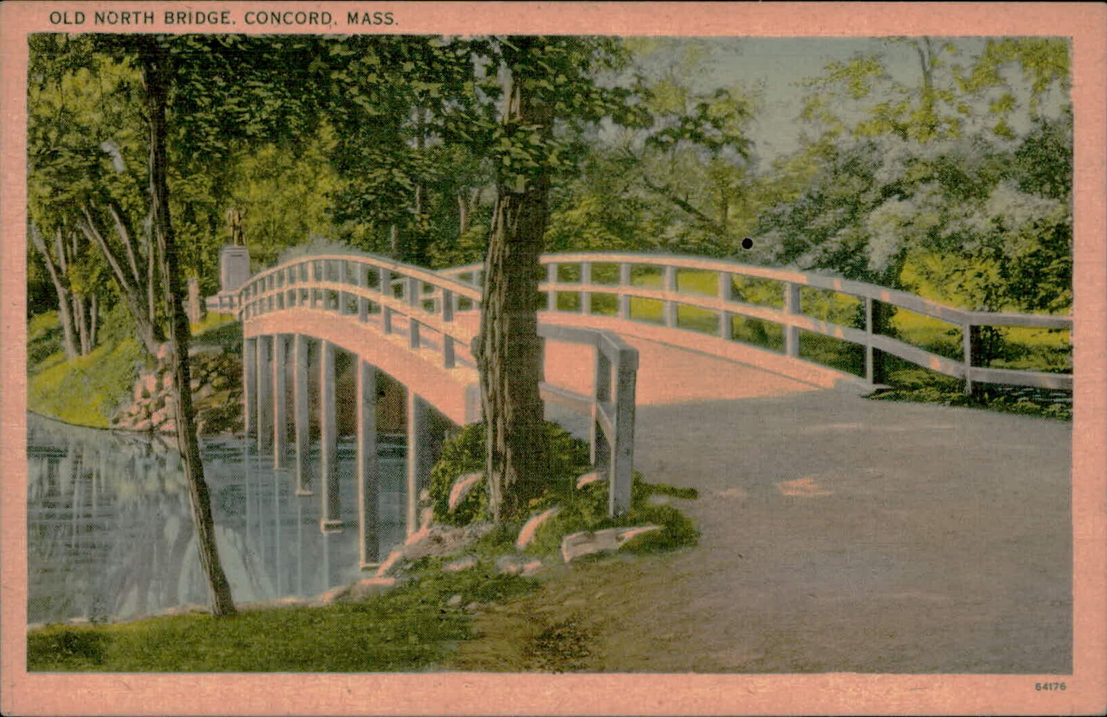 Postcard: OLD NORTH BRIDGE. CONCORD. MASS. 64176