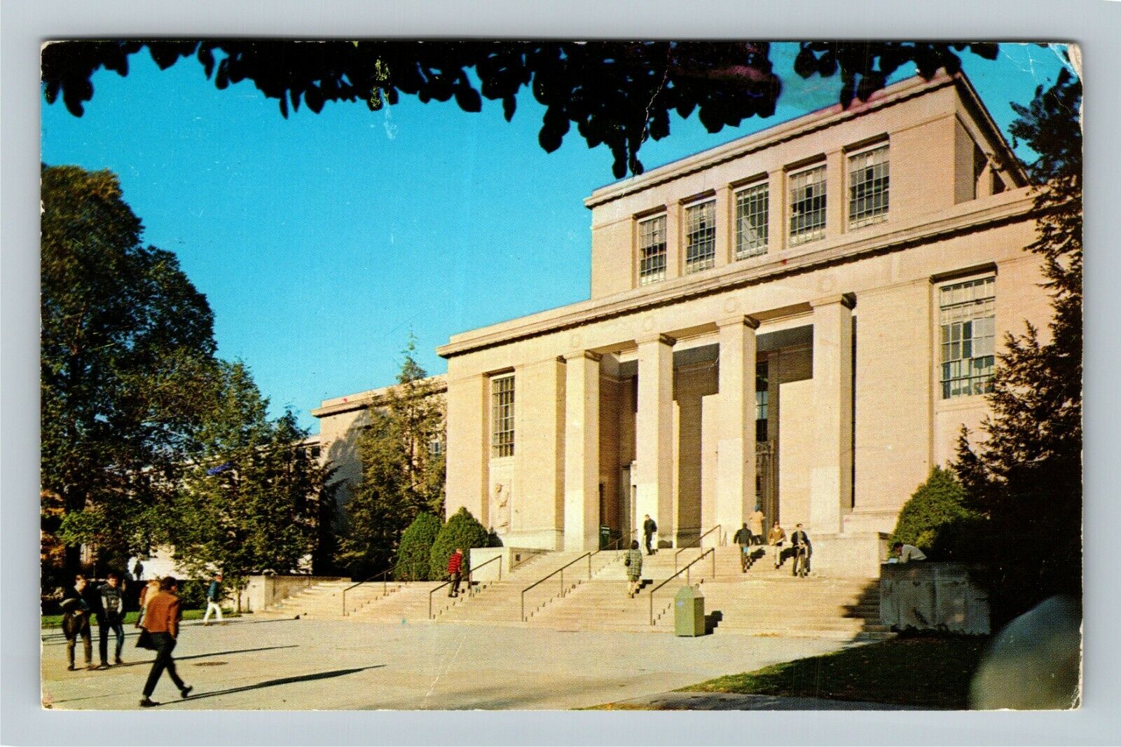 University Park PA-Pennsylvania State University Library c1980 Vintage Postcard