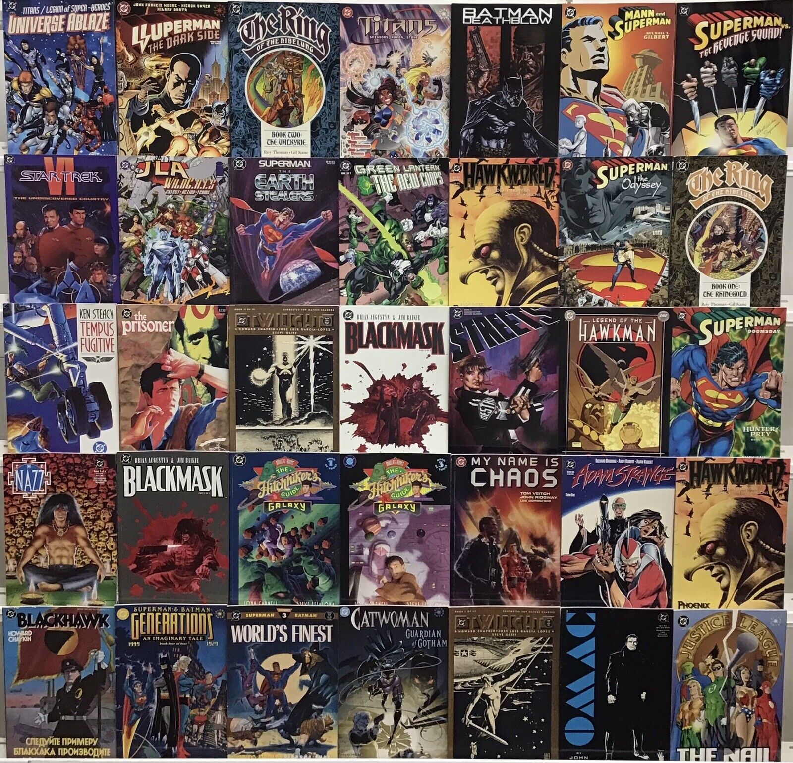 DC Graphic Novels - Black ask, Batman, The Prisoner, Adam Strange - More In Bio