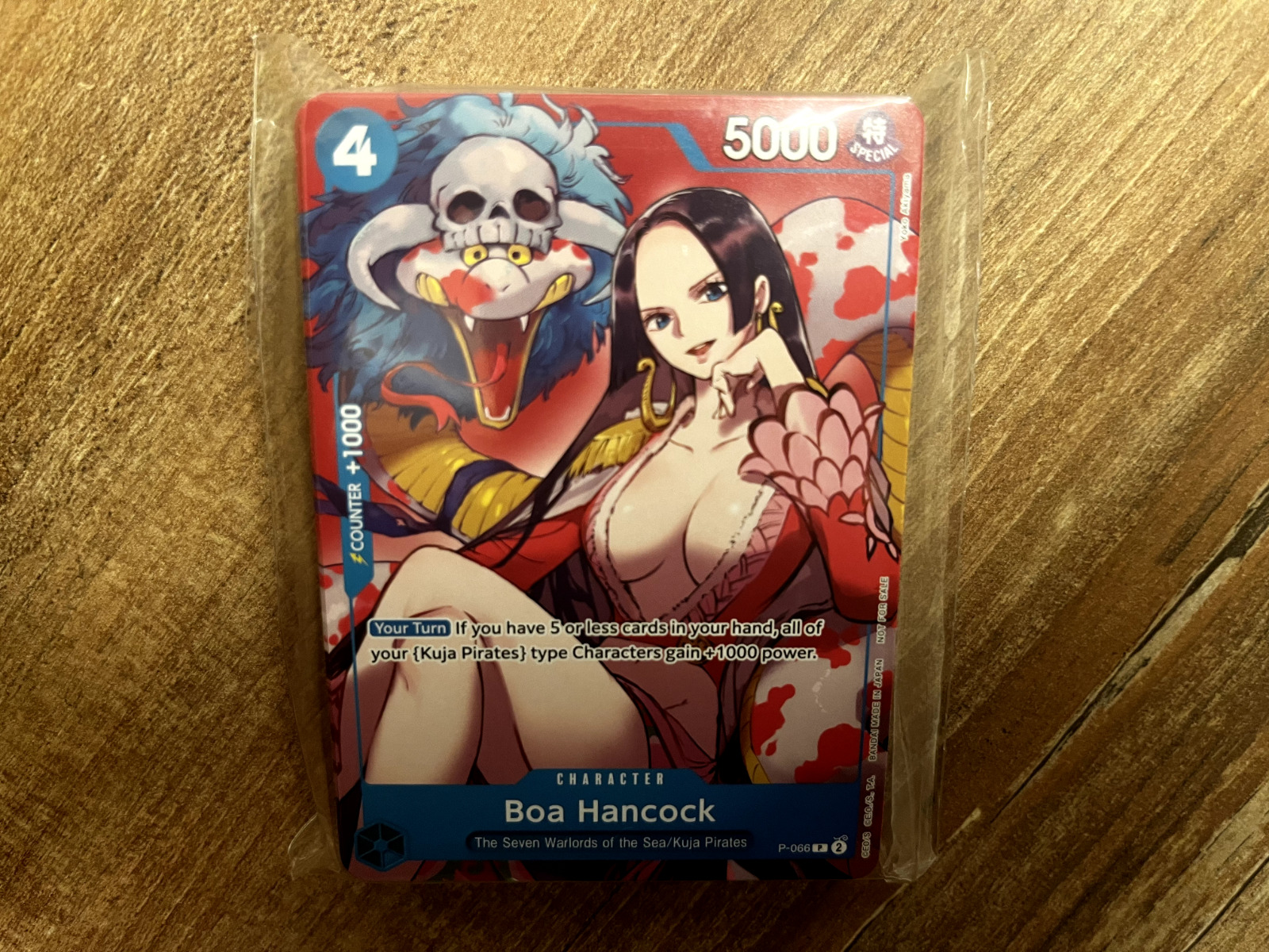 One Piece Card Game Promo Boa Hancock P-066 English