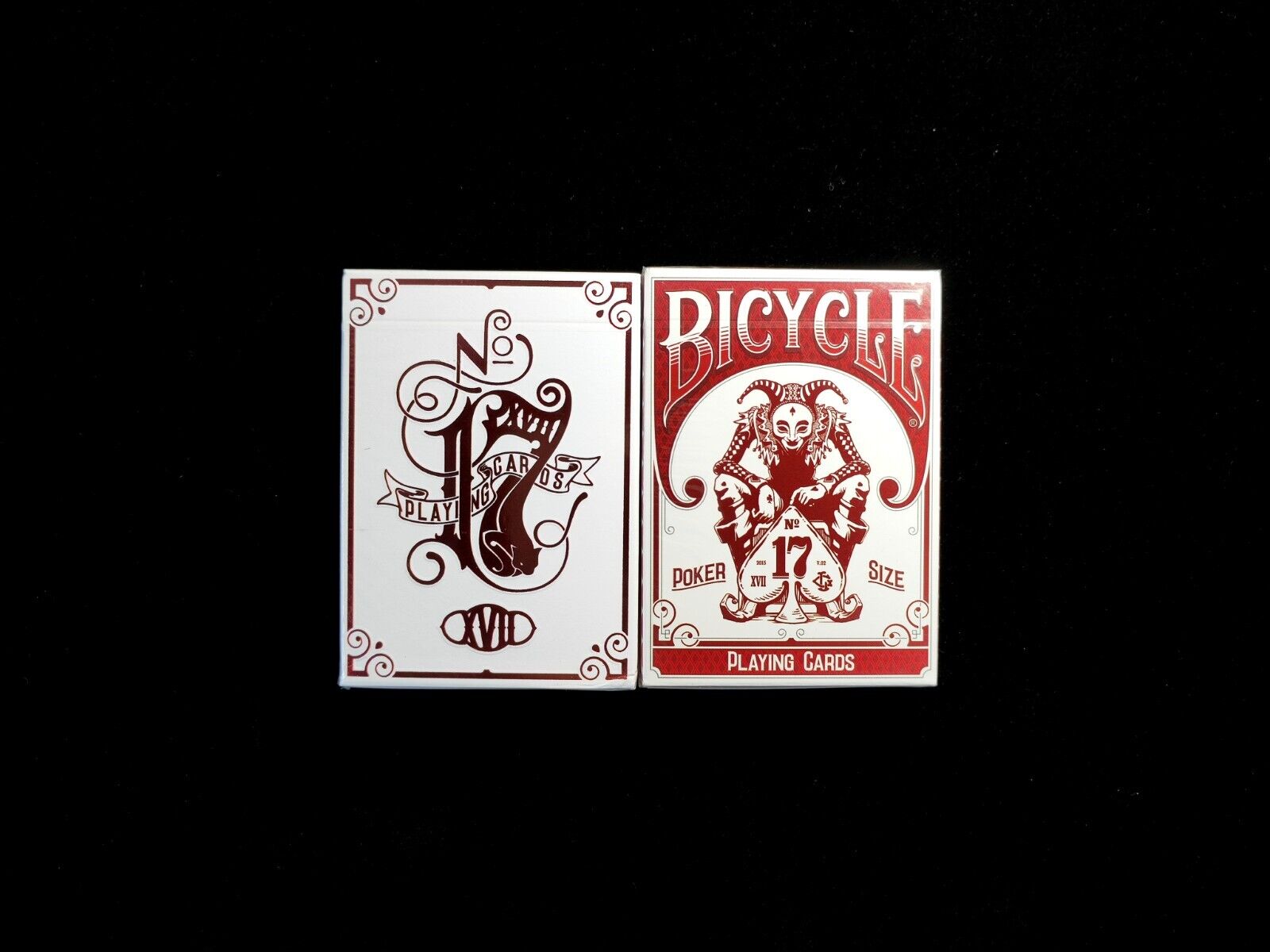 No.17 Bicycle Branded + XVII Unbranded Playing Cards set (Dent) by Stockholm17