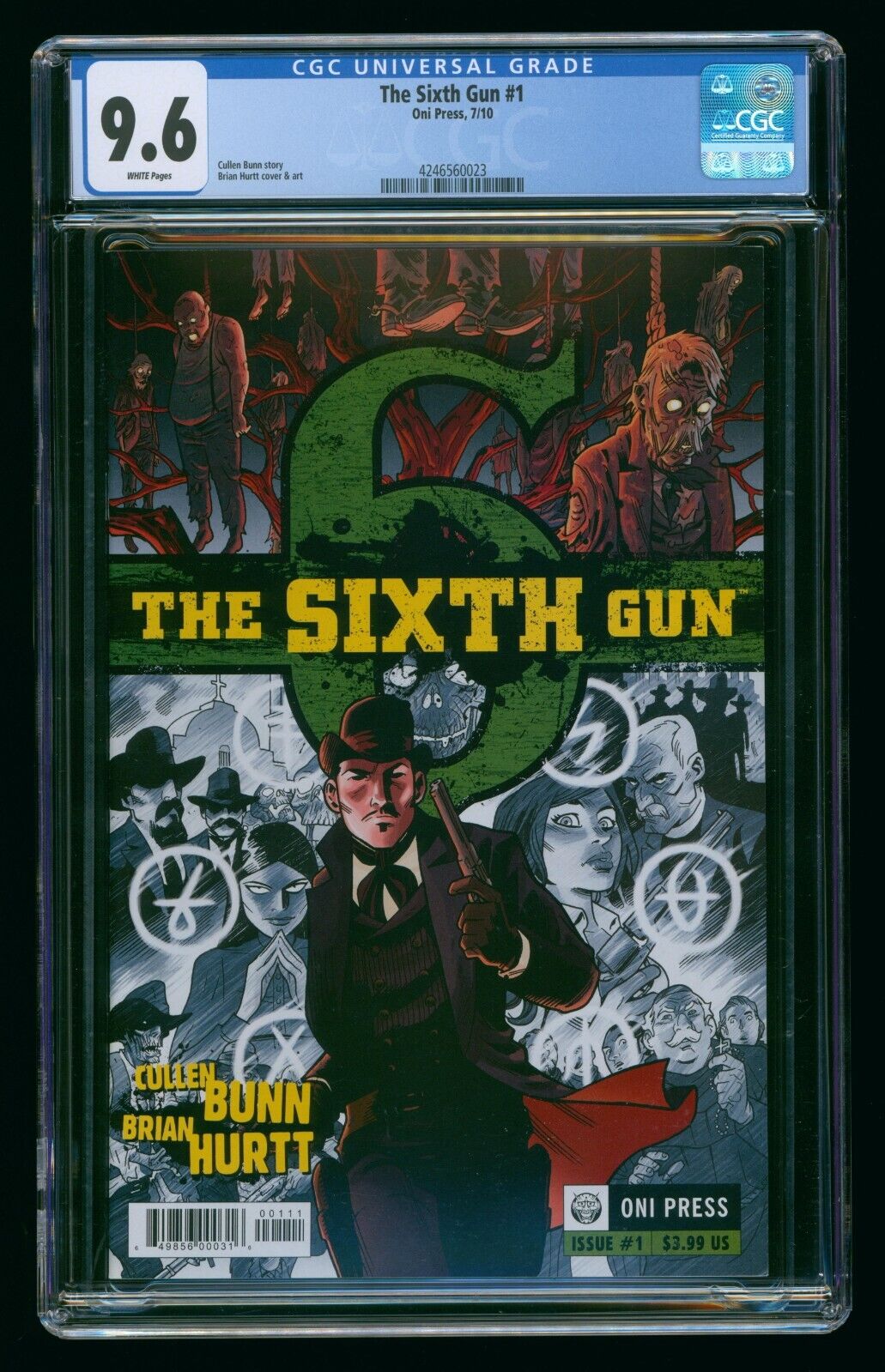 SIXTH GUN #1 (2010) CGC 9.6 WHITE PAGES
