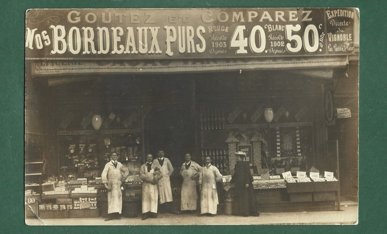 1900s Trade Shopkeeper Shop Antique Old Social History RPPC Photo Card
