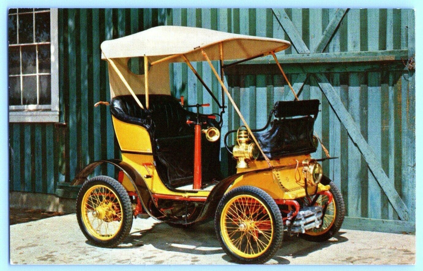 VTG Postcard~ 1899 De Dion Automobile