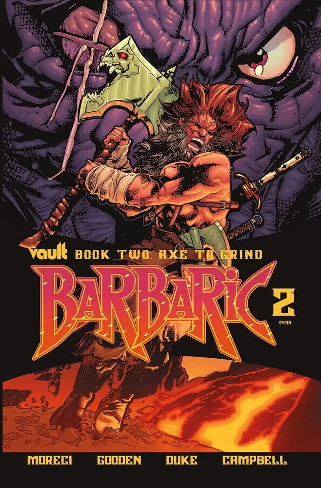 Barbaric #2 Main Cover 2022, Vault NM