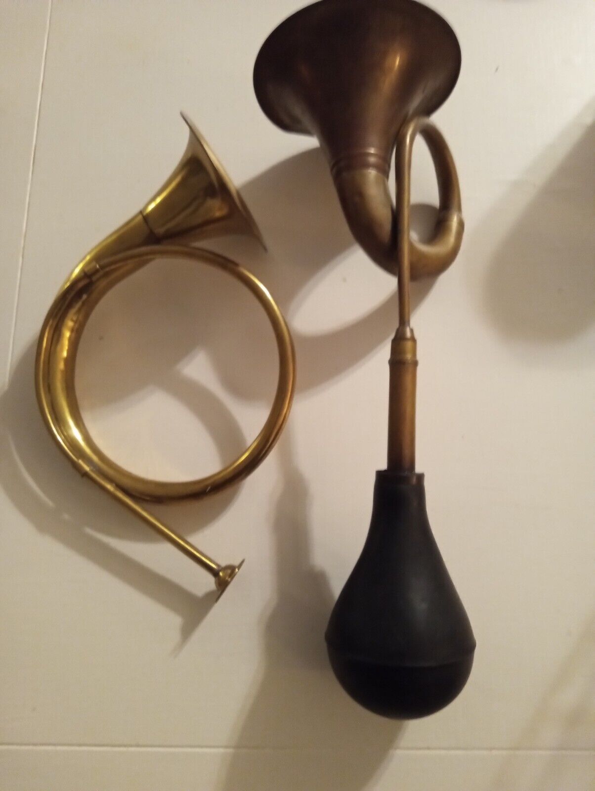 Antique Vintage Horns Lot Of 2 Incredible Pair For A Collector 