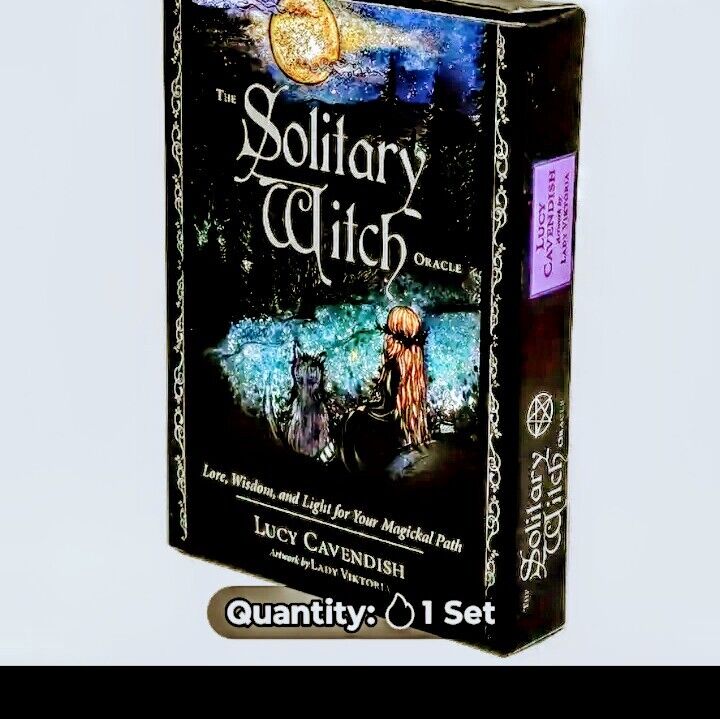The Solitary Witch Oracle Cards, 45, Enchanting Lore, Wisdom & Illuminating 