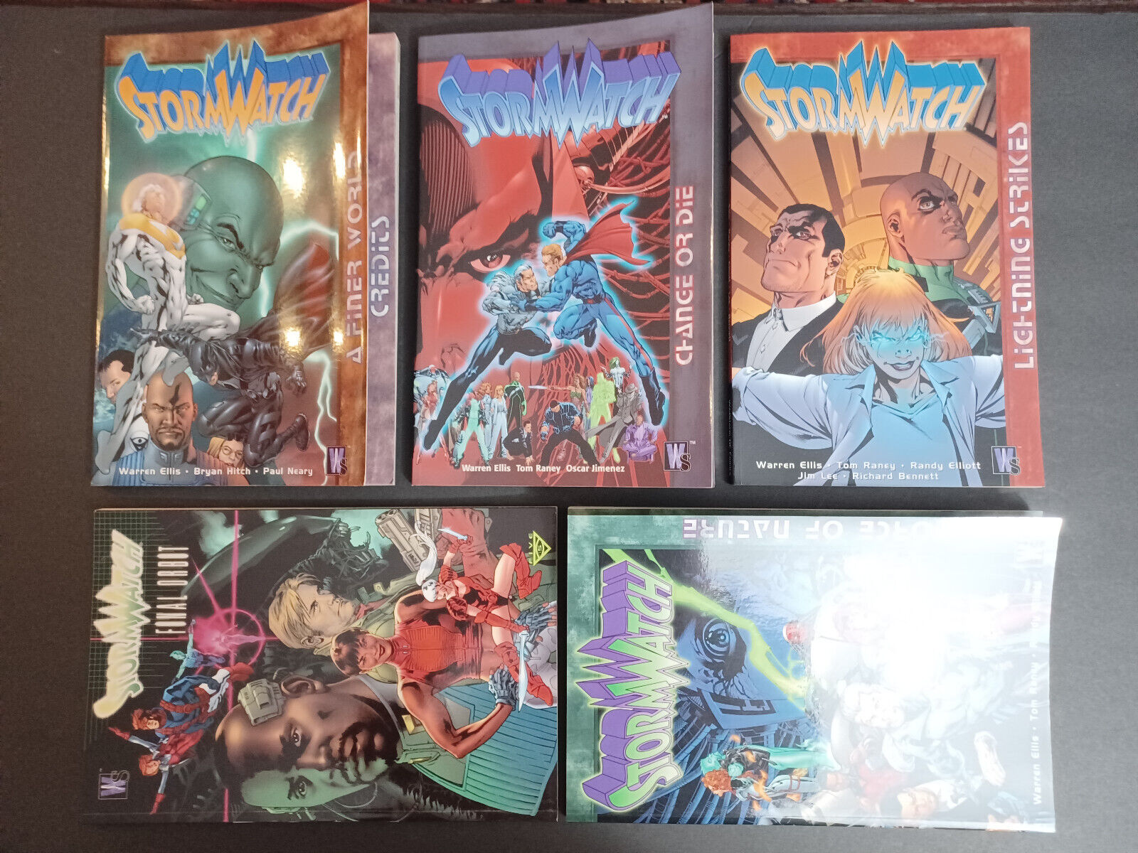 Stormwatch 1-5 TPBs Complete Set - volumes 1 2 3 4 &5 - Authority - Image - 2008