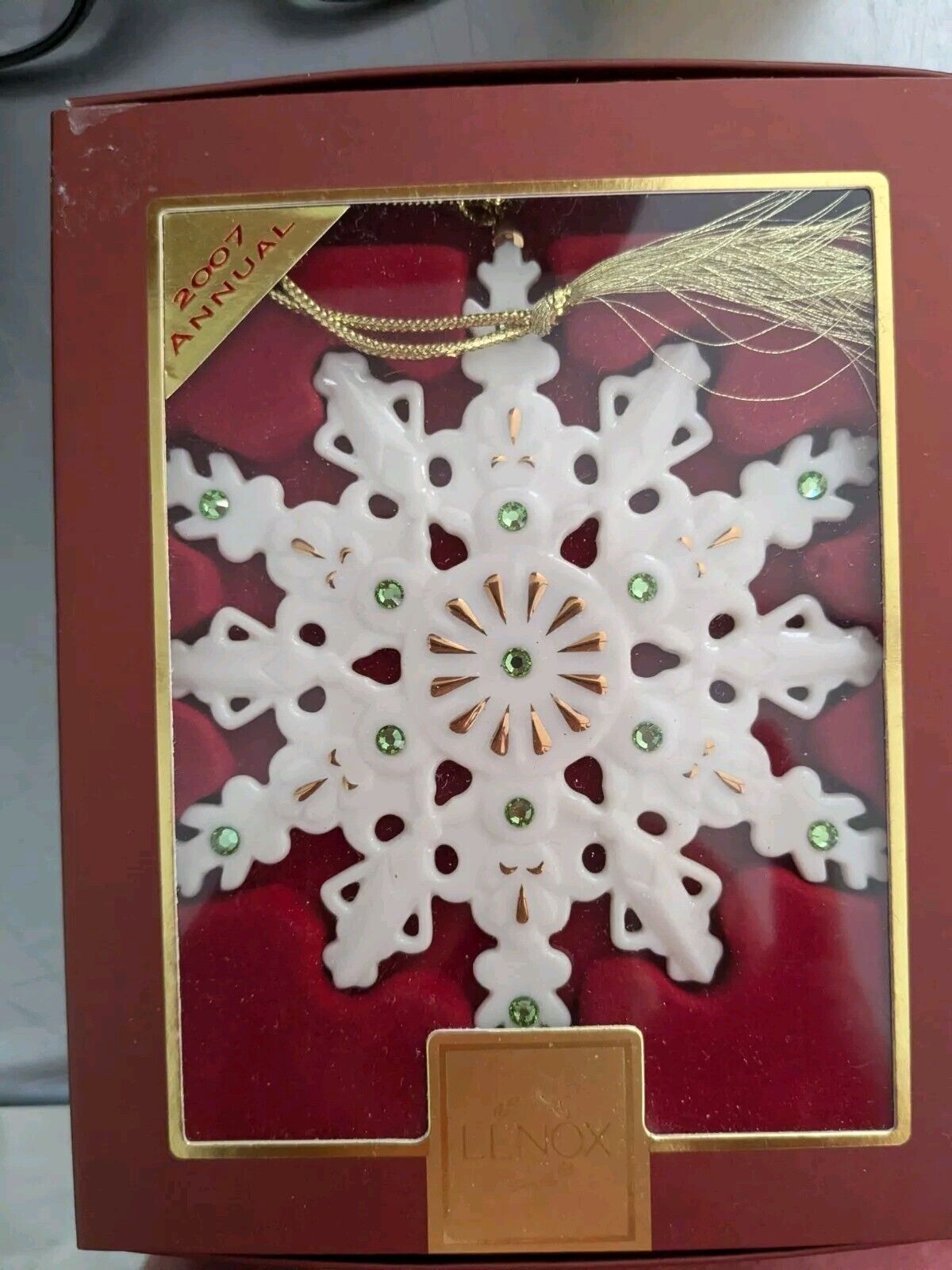 Lenox 2007 Snow Fantasies Snowflake Ornament