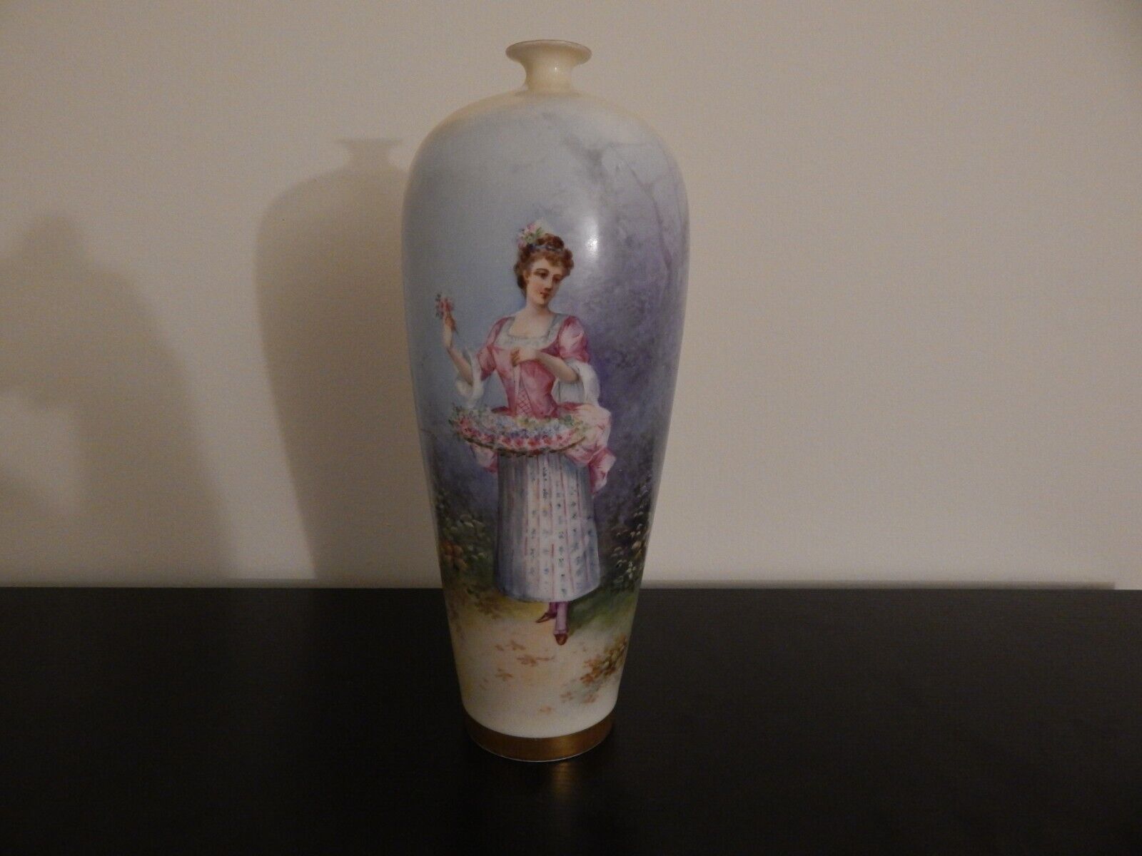 Antique Vase 1900-1932 By Wm. Guerin Co. Limoges France Excellent Condition