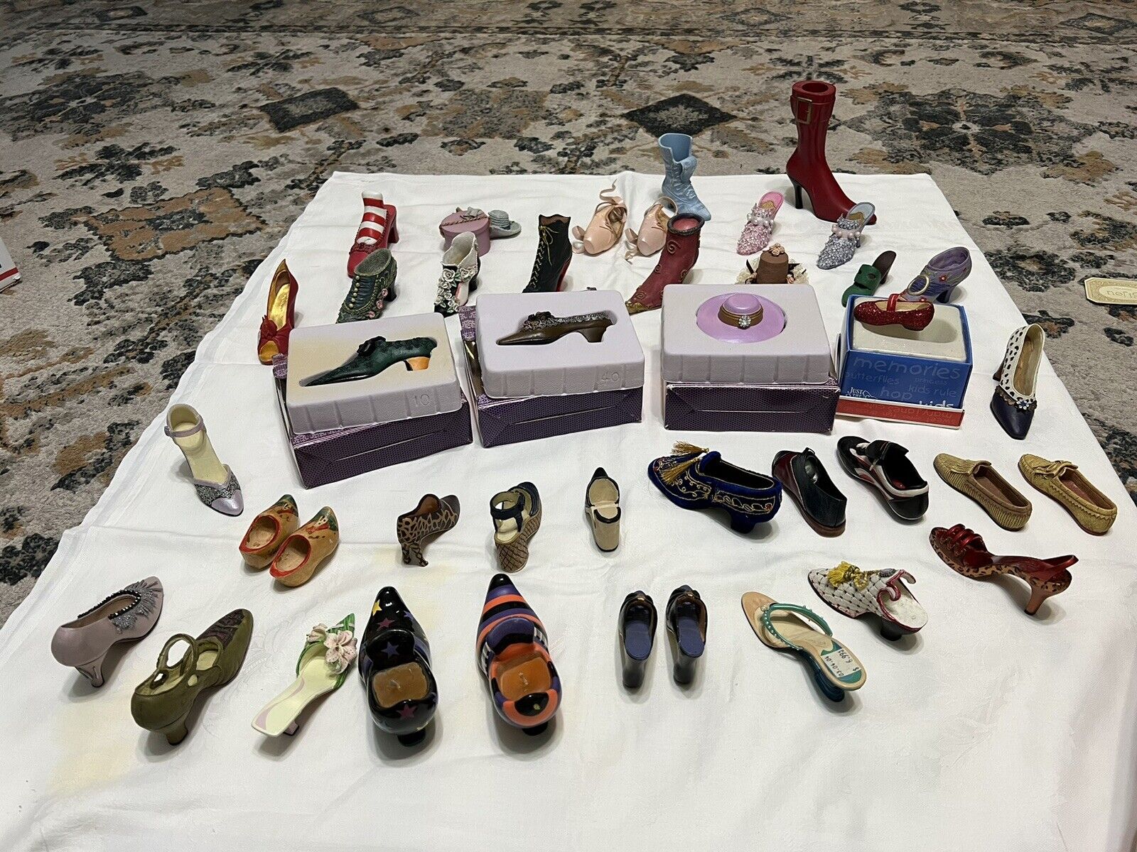 Lot 2 Of Shoe Figurines.