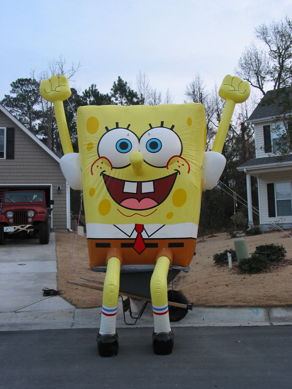 RARE 2004 Spongebob Squarepants  Burger King 9' Rooftop Inflatable