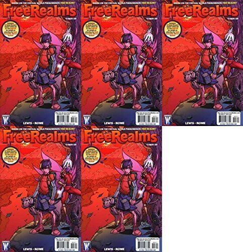 Free Realms #3 (2009-2010) WildStorm Comics - 5 Comics