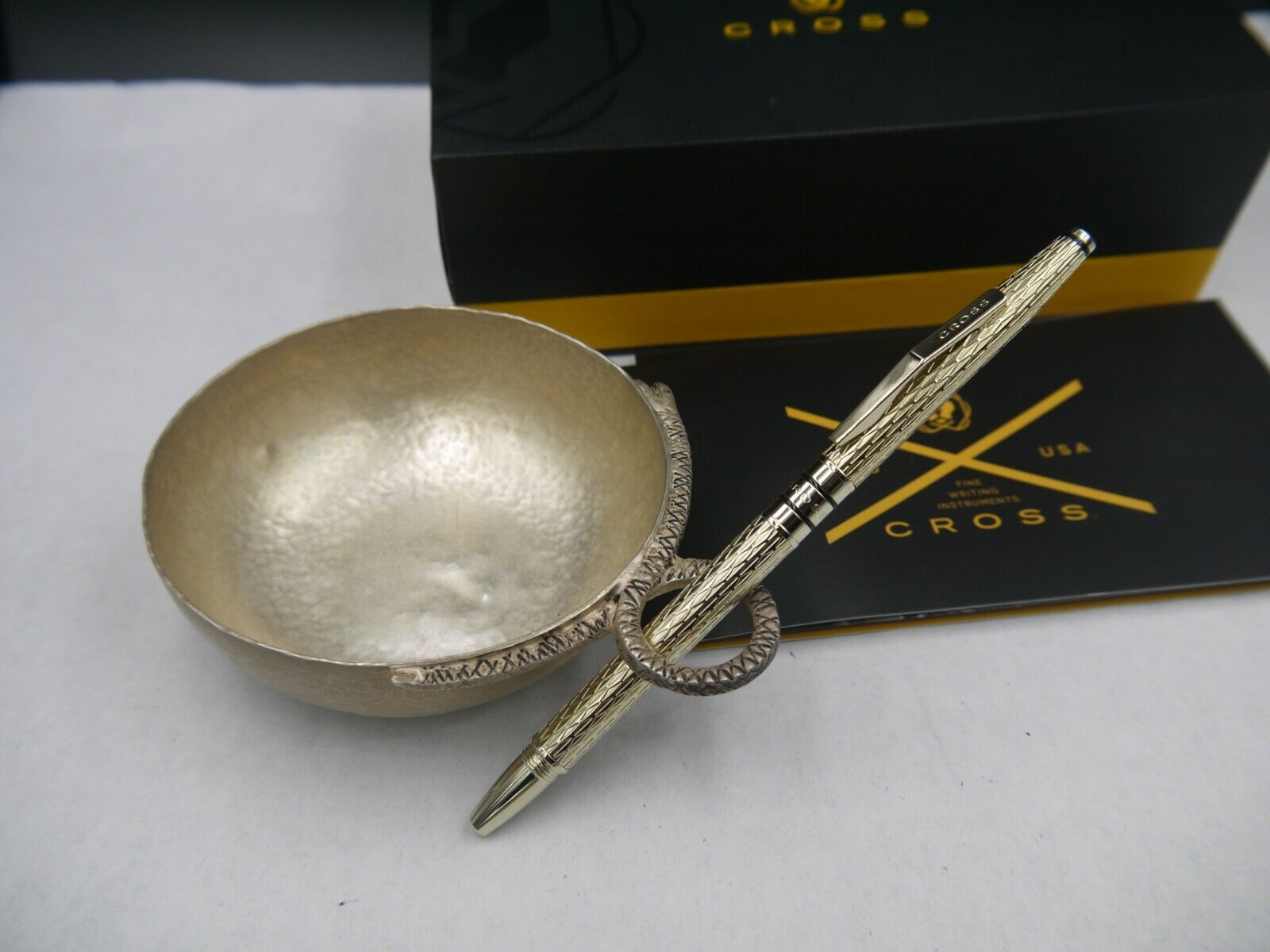 Cross Spire Golden Shimmer Fountaim Pen - 1098 - NEW IN BOX - Beautiful...