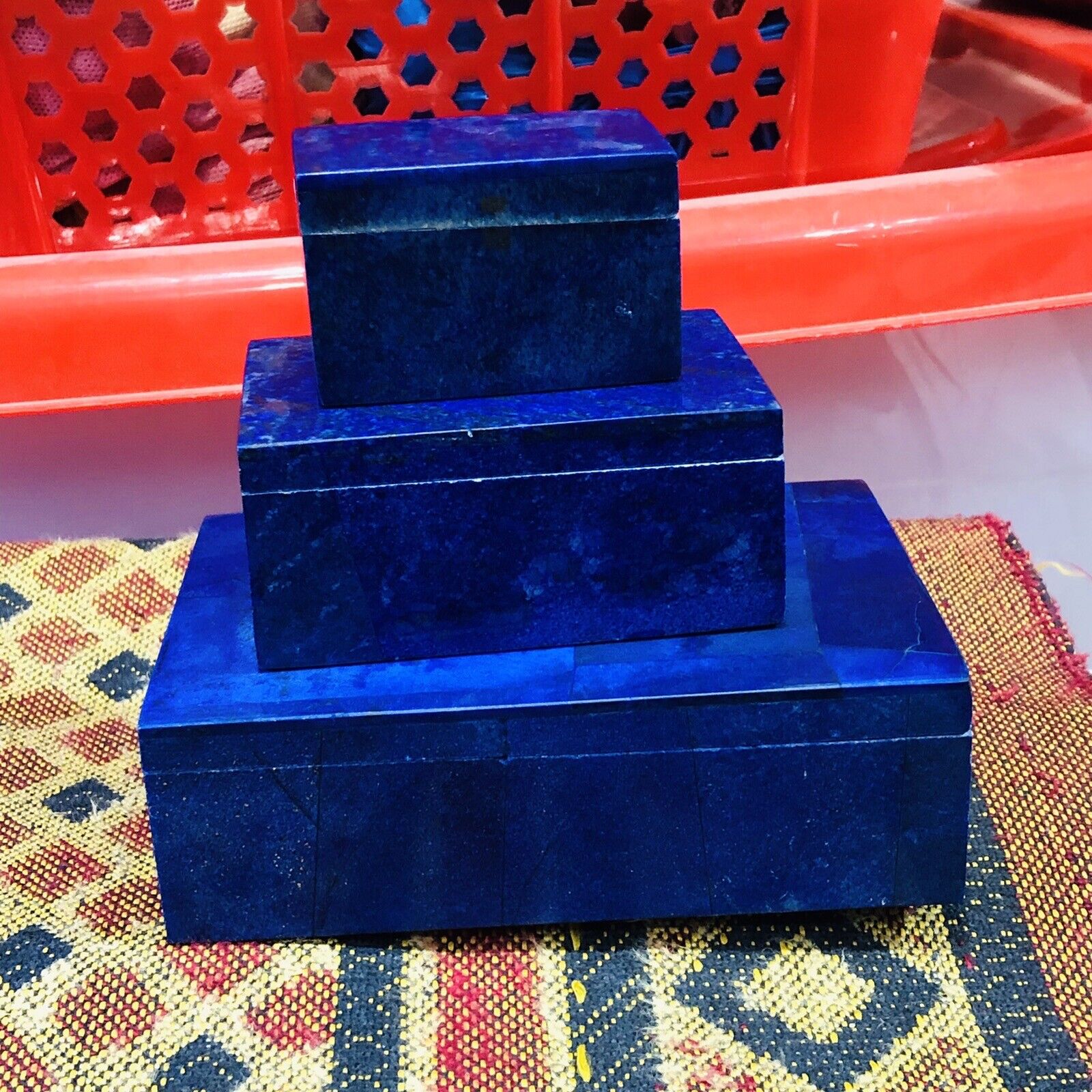 Lapis Lazuli Box 3 Pieces 3 Box