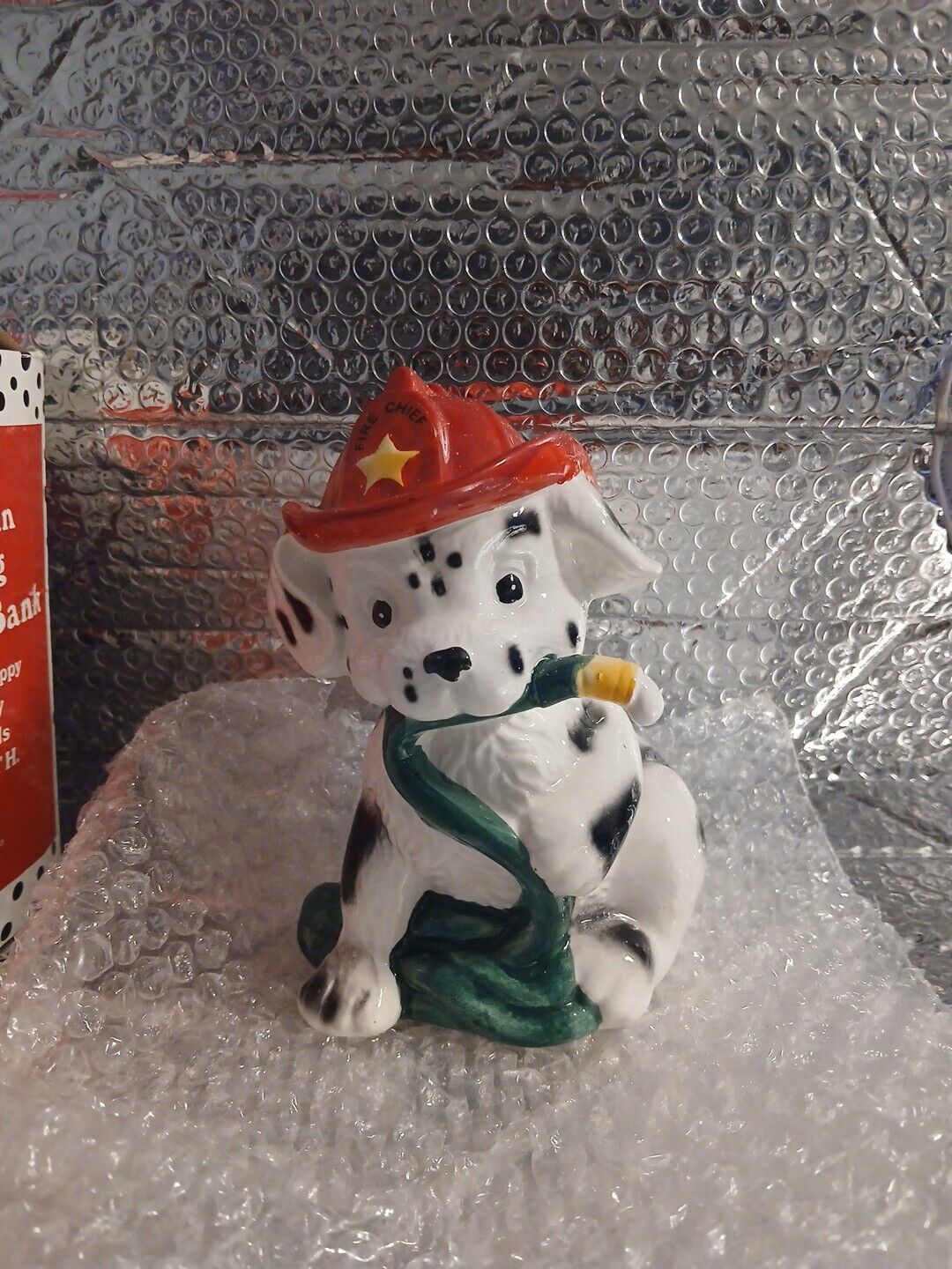 Dalmation Fire Dog Ceramic Bank Giftco Inc