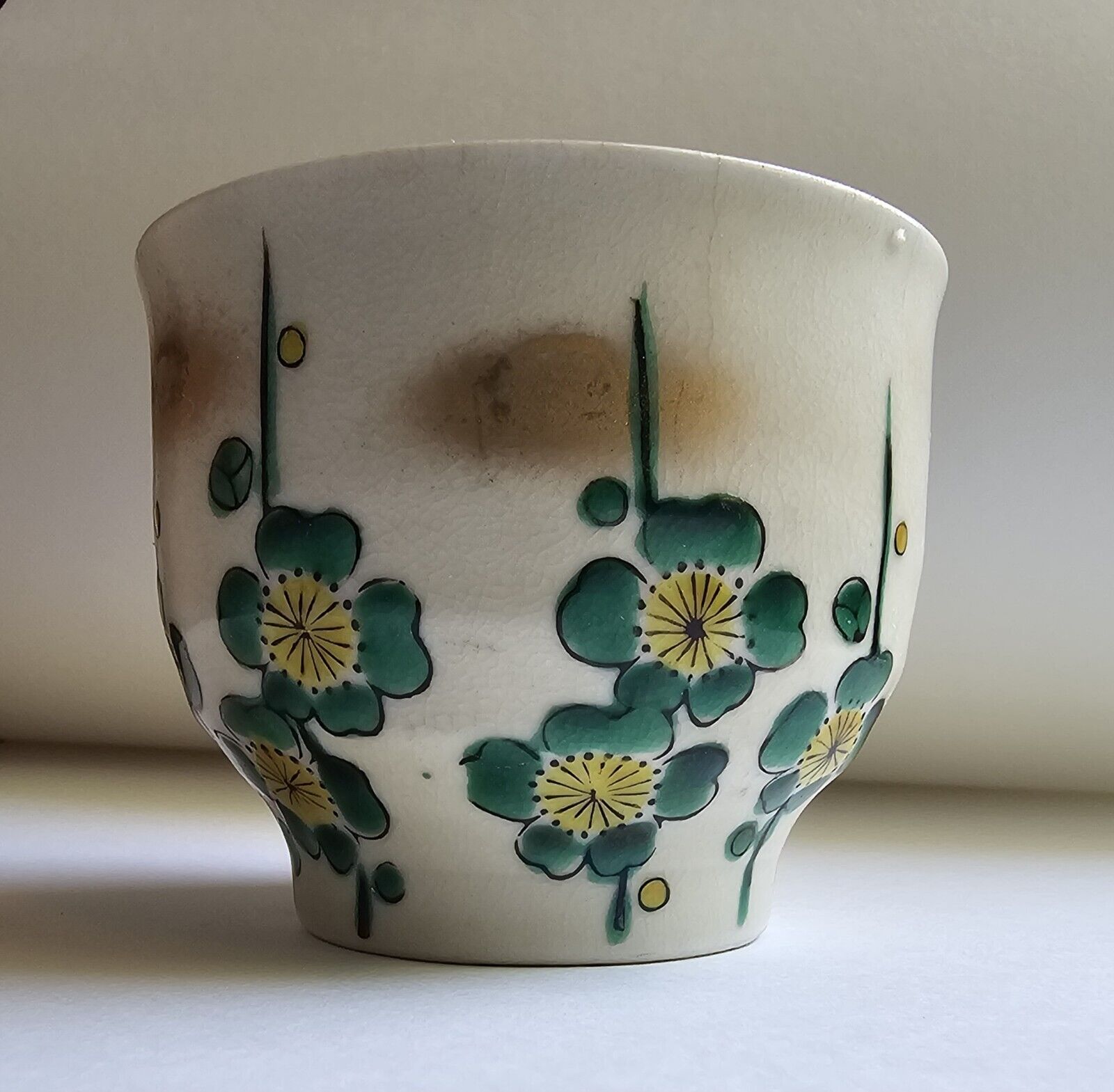 Antique Chinese Handpainted Porcelain Tea Cup